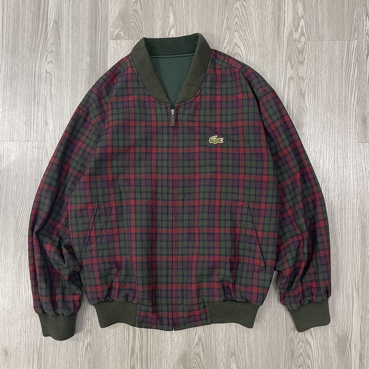 Lacoste × Vintage Vintage Lacoste Reversible Bomber Jacket Size US L / EU 52-54 / 3 - 4 Thumbnail