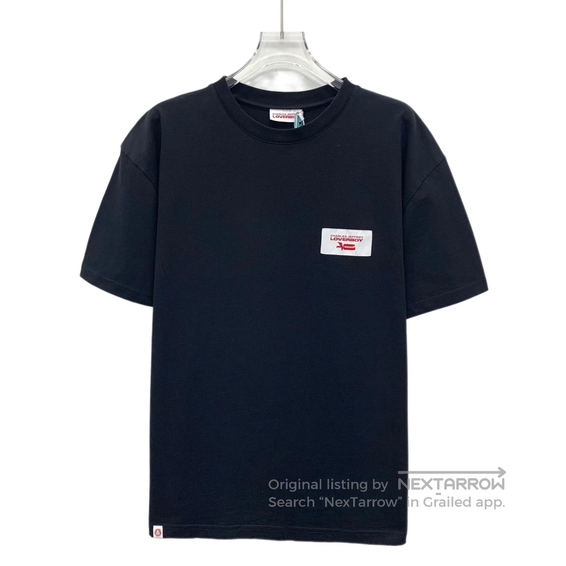 Charles Jeffrey LOVERBOY Charles Jeffrey Loverboy Logo Patch Cotton T-Shirt. Size US S / EU 44-46 / 1 - 1 Thumbnail