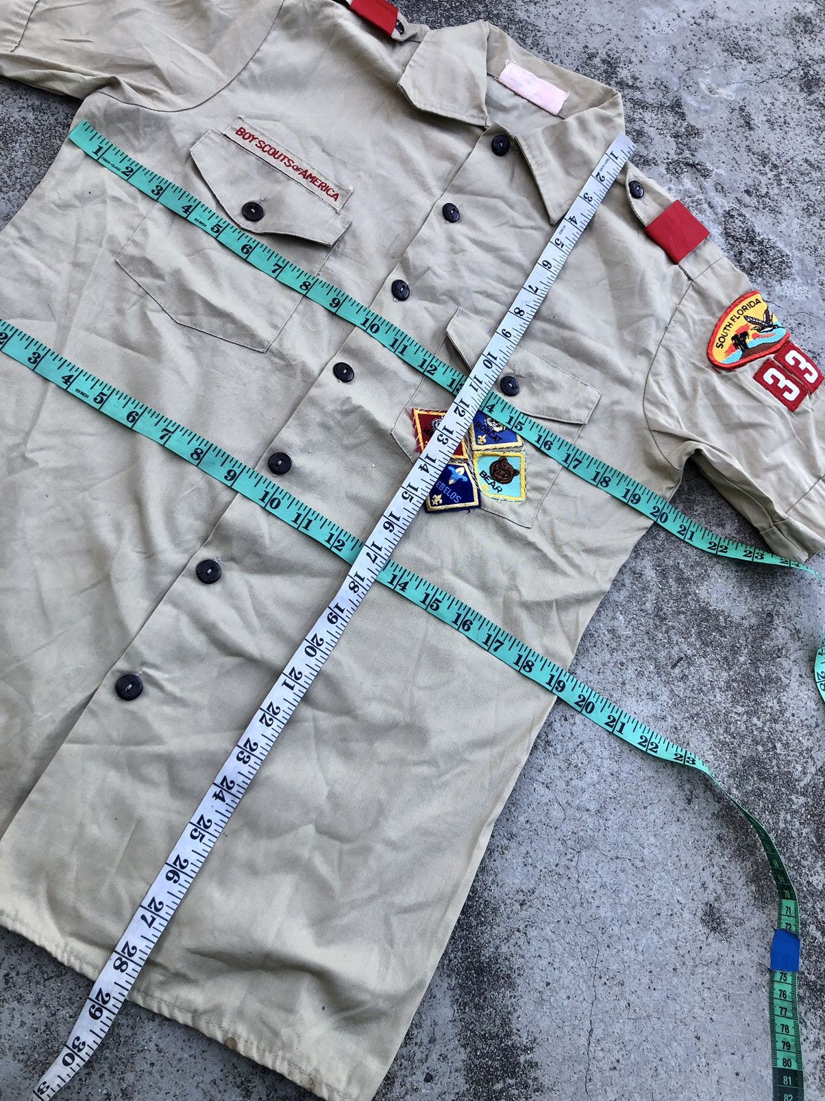 Vintage VINTAGE BOY SCOUTS OF AMERICA BUTTON UP Size US S / EU 44-46 / 1 - 10 Thumbnail