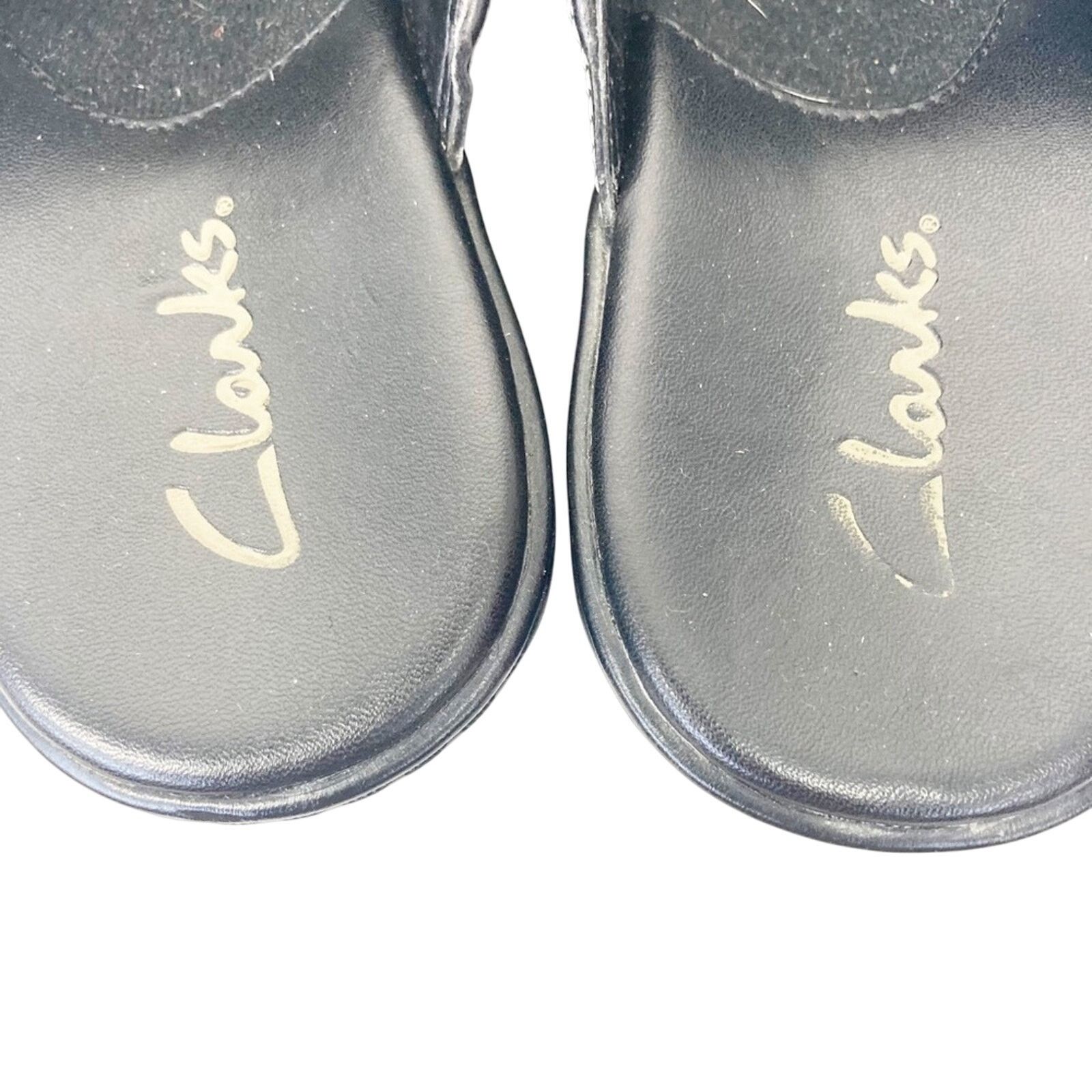 Clarks Clarks Black Leather Clogs Perforated Detail Sz 7.5 Size US 7.5 / IT 37.5 - 5 Thumbnail