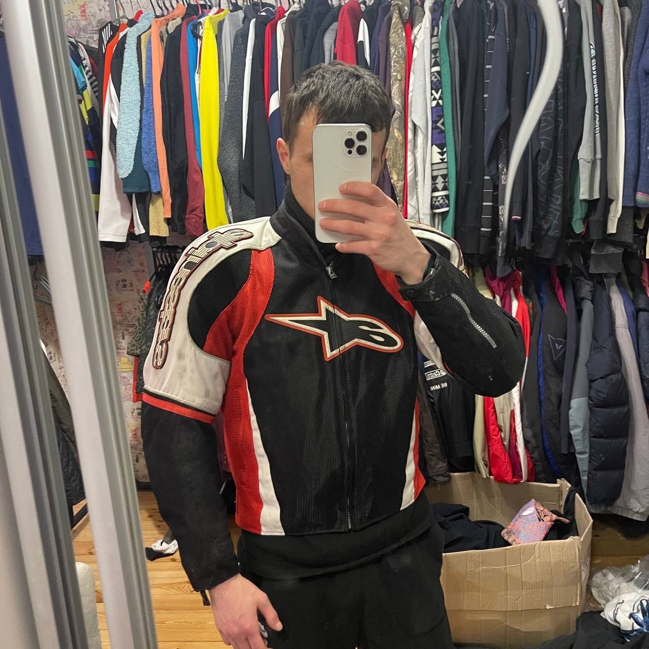 Alpinestars Alpinestars Textile Mesh Motorcycle Jacket Black Red White Size US M / EU 48-50 / 2 - 8 Thumbnail