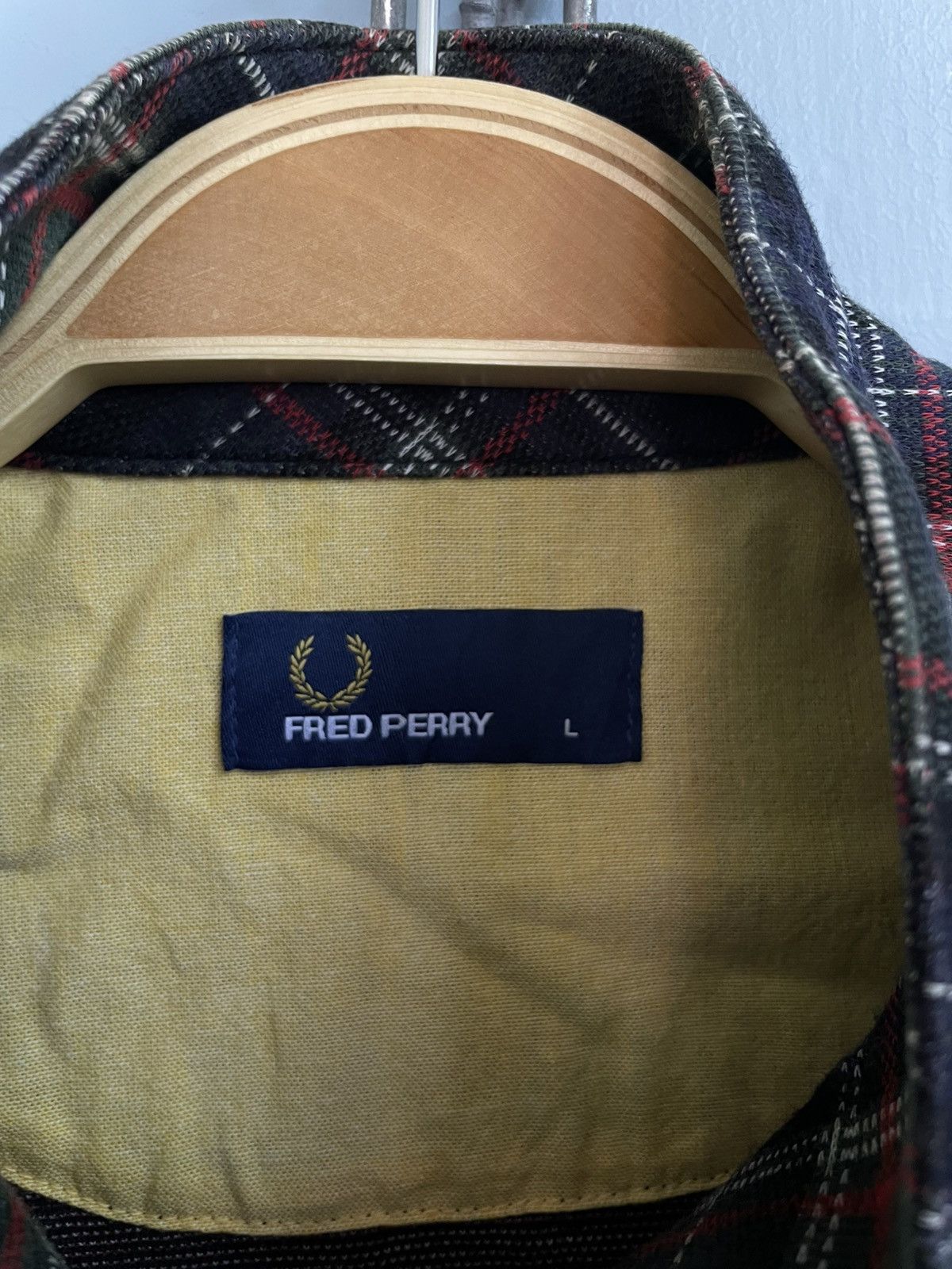 Fred Perry Fred Perry Checker zip up jacket Size US L / EU 52-54 / 3 - 6 Thumbnail