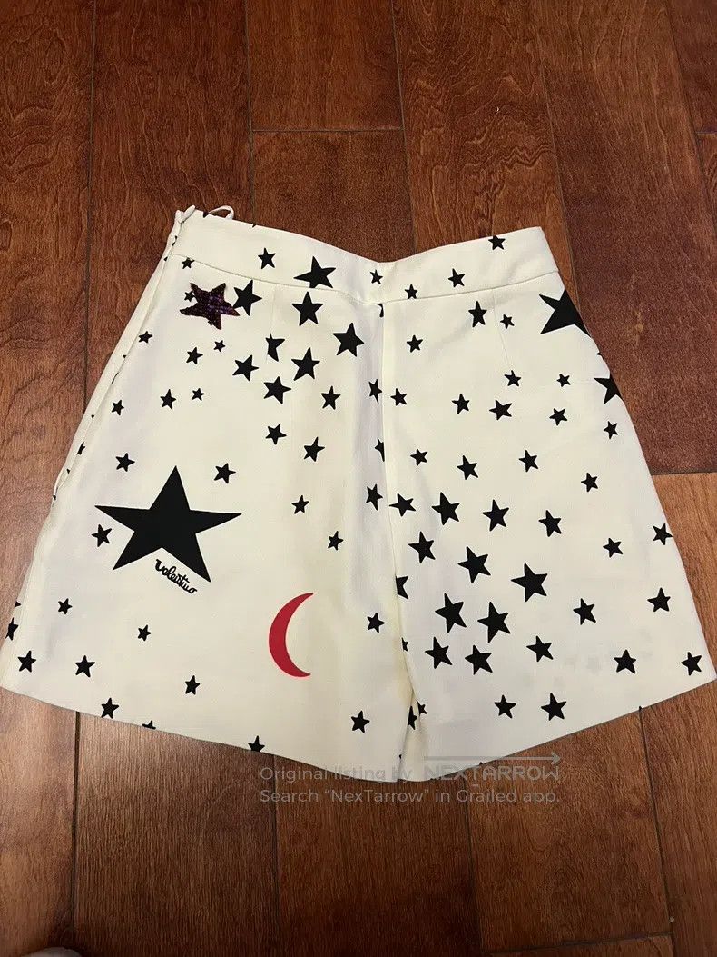 Valentino Valentino White star shorts Size 35" - 3 Thumbnail