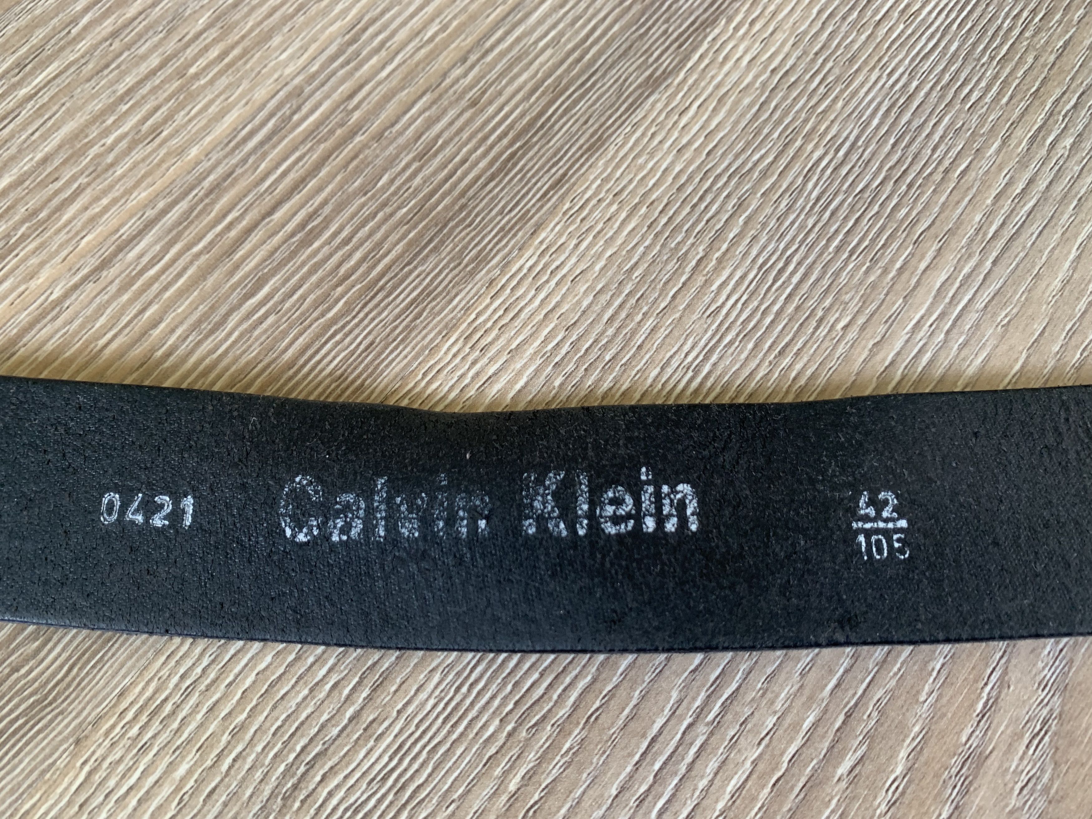 Calvin Klein Calvin Klein Vintage Black Leather Belt Size ONE SIZE - 8 Thumbnail