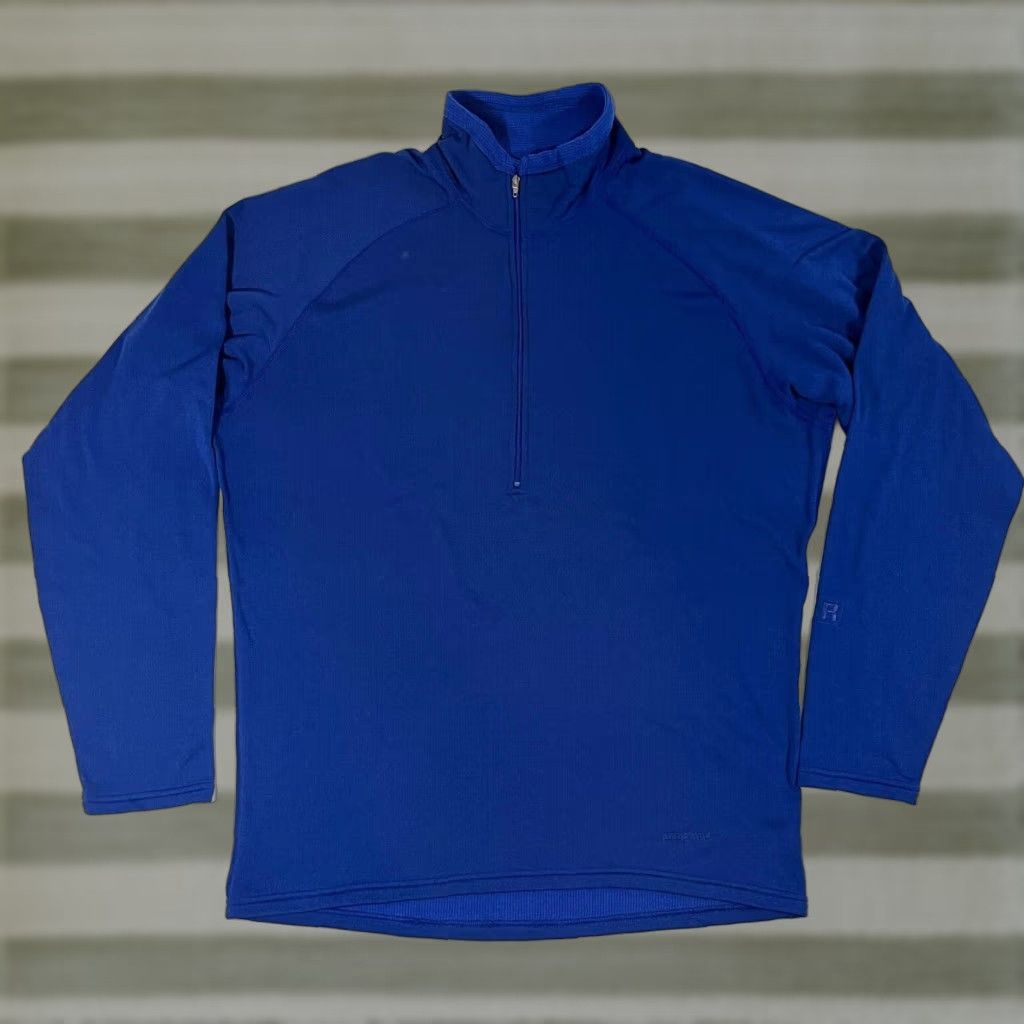 Patagonia VINTAGE Patagonia Men’s R.5 Top 1/4 Zip Long Sleeve Pullover Shirt Adult Large Blue Size US L / EU 52-54 / 3 - 1 Thumbnail