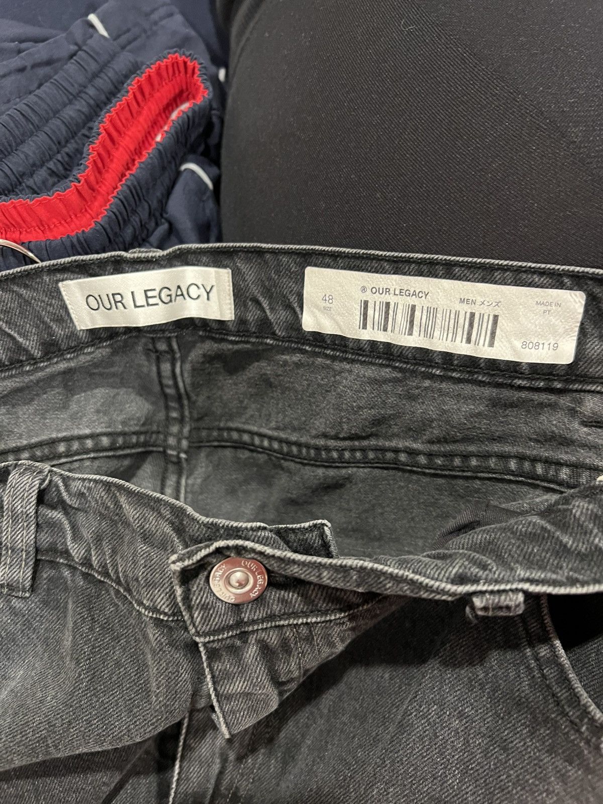 Our Legacy Our Legacy Vast Cut Black Jeans Size US 32 / EU 48 - 5 Thumbnail