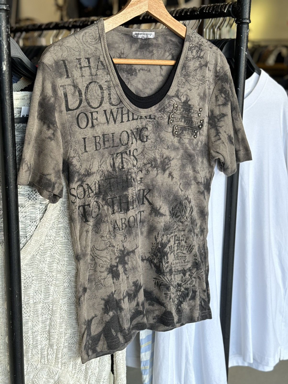 Japanese Brand Semantic Design Punk Riot Poem Tees Size US L / EU 52-54 / 3 - 2 Thumbnail