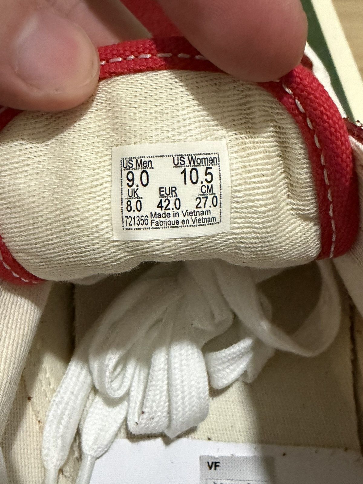 Notre × Vans Vans Notre Mars Red Marshmallow Size US 9 / EU 42 - 5 Thumbnail