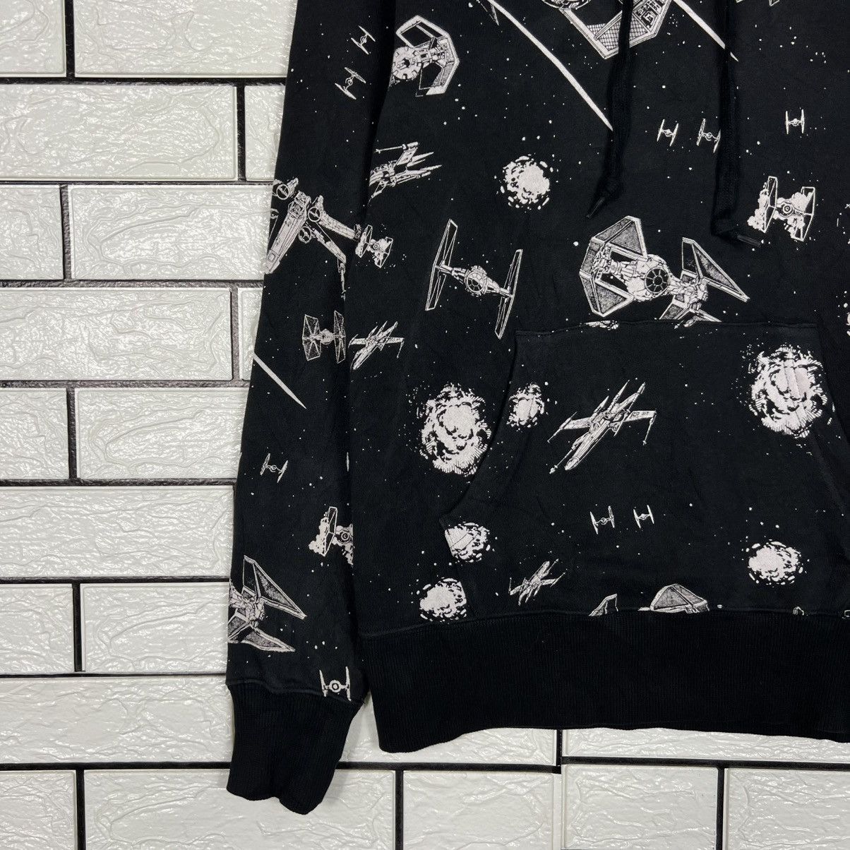 Star Wars STAR WARS Fullprint Pullover Hoodie Sweatshirt #4284-C195 Size US S / EU 44-46 / 1 - 5 Thumbnail