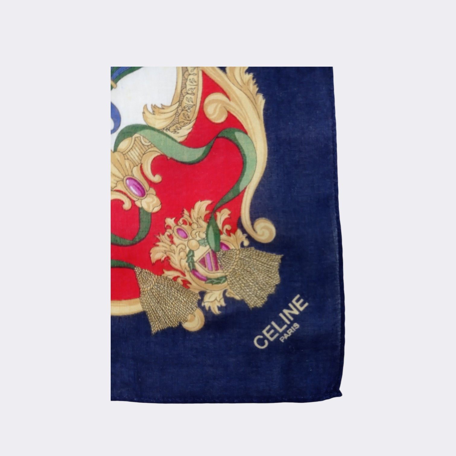 Celine Vintage Celine Handkerchief Neckerchief Bandana H199I Size ONE SIZE - 3 Thumbnail
