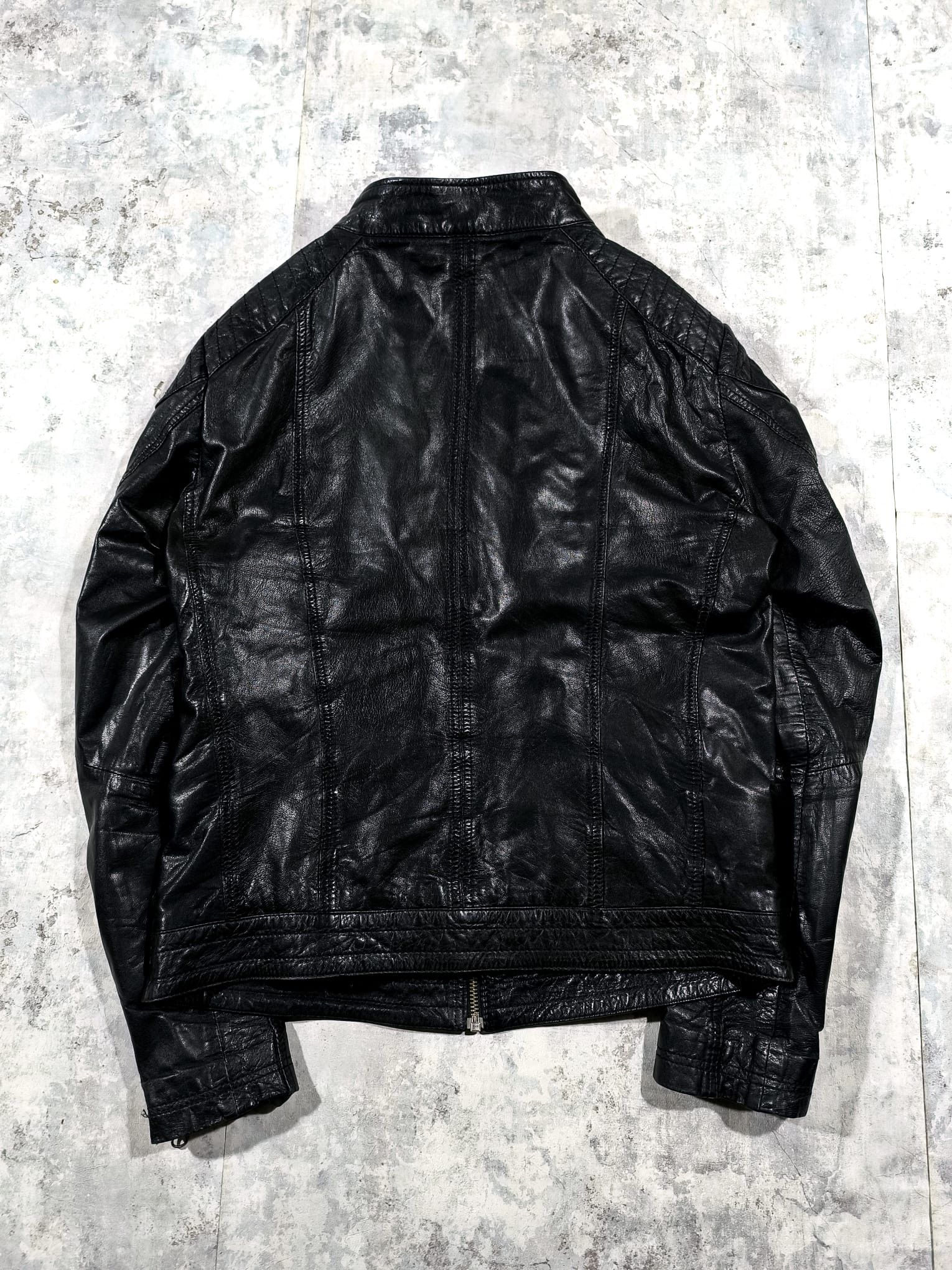 Other VTG HEDI SLIMANE 14th ADDICTION MOTO BIKER LEATHER JACKET Size US M / EU 48-50 / 2 - 6 Thumbnail