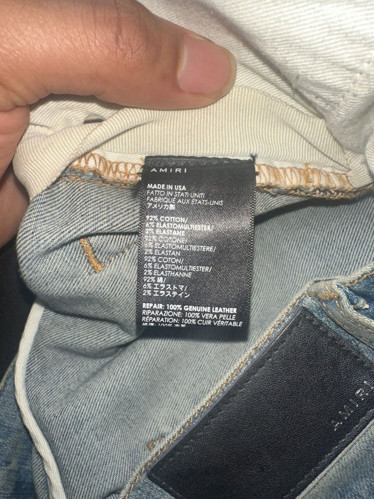 Amiri AMIRI DENIM CLAY INDIGO Size US 32 / EU 48 - 5 Thumbnail