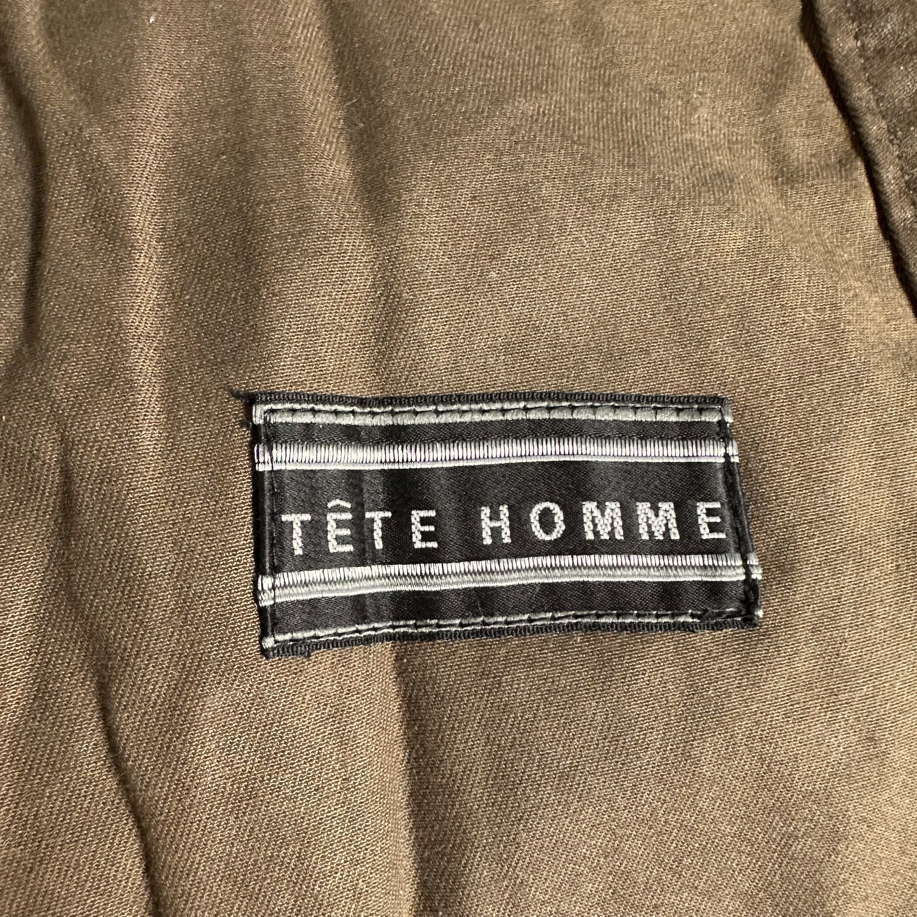 Tete Homme 🔥RARE🔥Vintage Tete Homme Issey Miyake Suede Leather Jacket Size M / US 6-8 / IT 42-44 - 6 Thumbnail