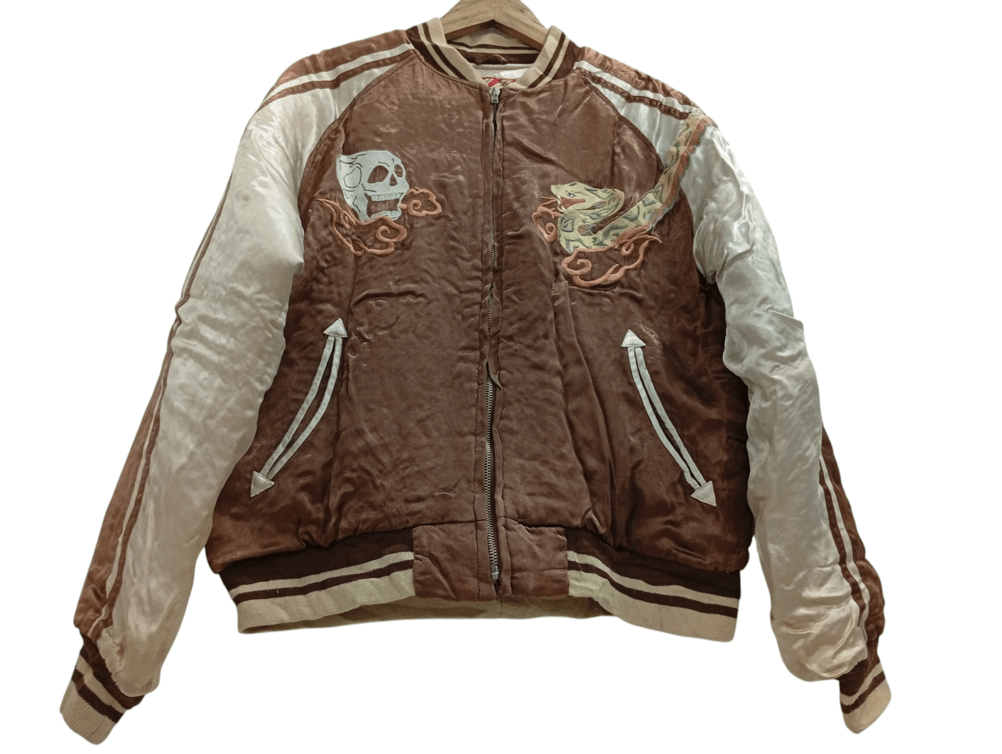 Japanese Brand 🔥🔥Houston Sukajan Souvenir Jacket Size US L / EU 52-54 / 3 - 11 Thumbnail