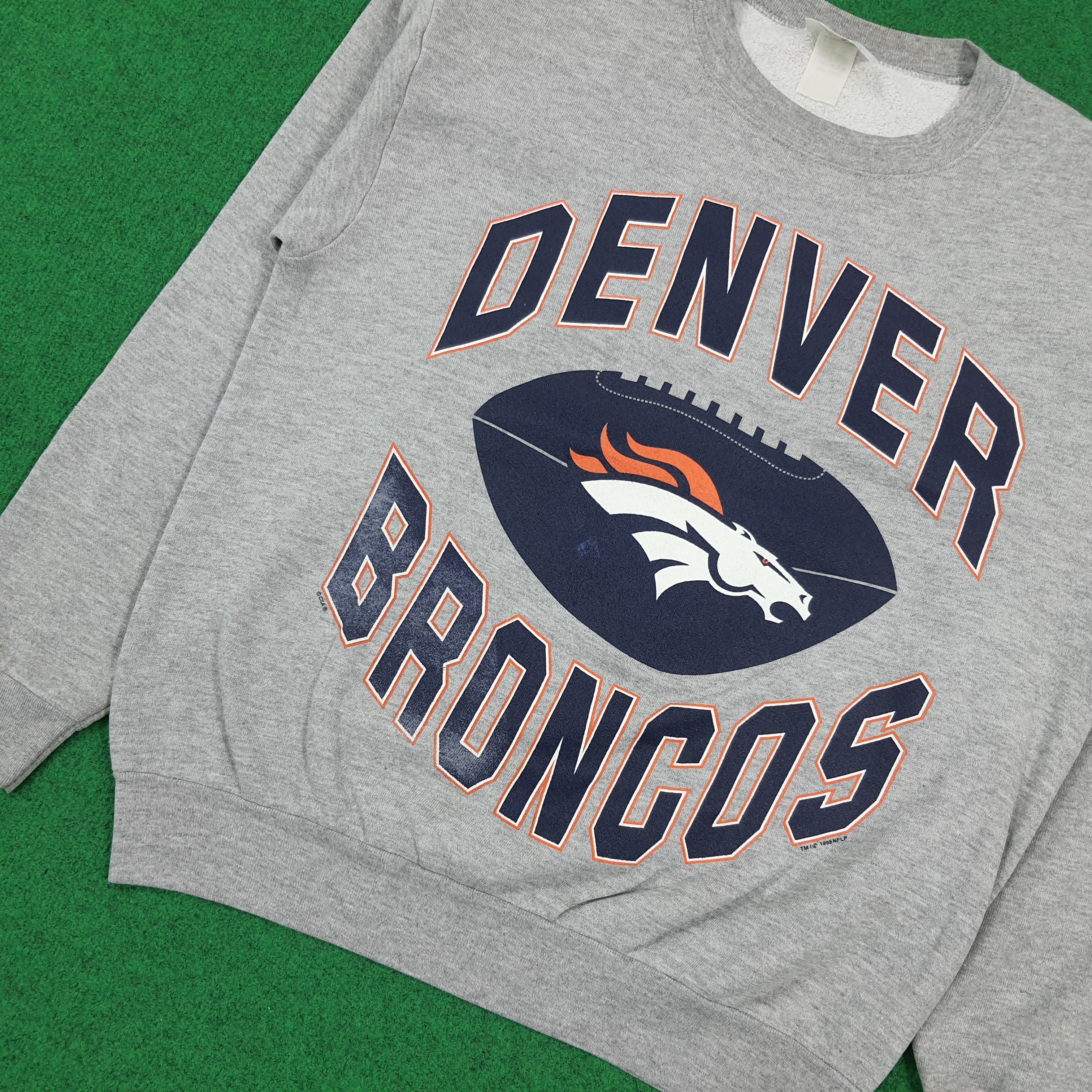 CSA Vintage 1998 Denver Broncos Sweatshirt NFL Football E1A7 Size US M / EU 48-50 / 2 - 2 Thumbnail