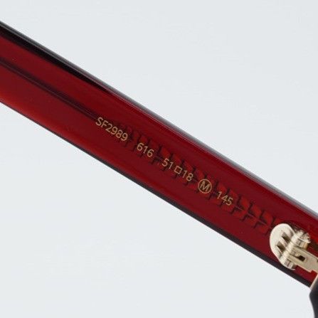 Salvatore Ferragamo Salvatore Ferragamo SF2989 616 Eyeglasses Red 51mm Cat Eye Size ONE SIZE - 8 Thumbnail