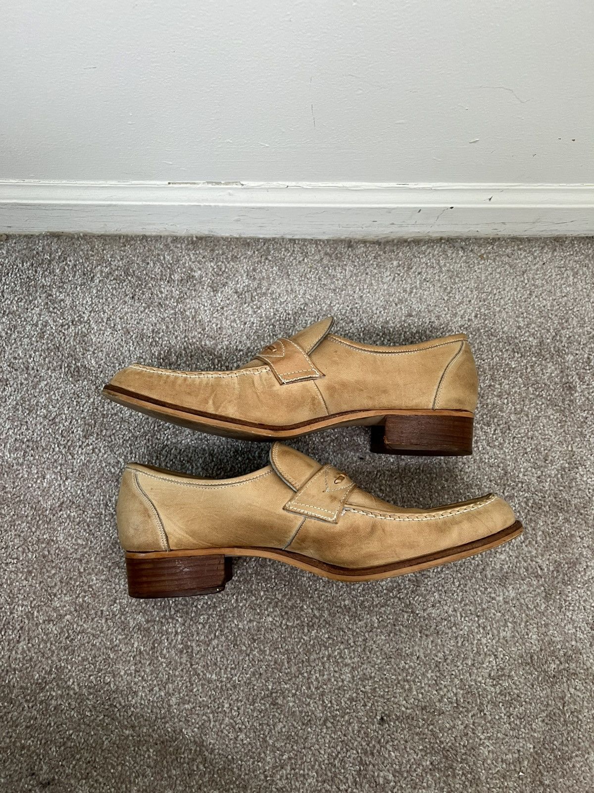 Vintage 70s Kinney Western Loafers Size US 10.5 / EU 43-44 - 3 Thumbnail