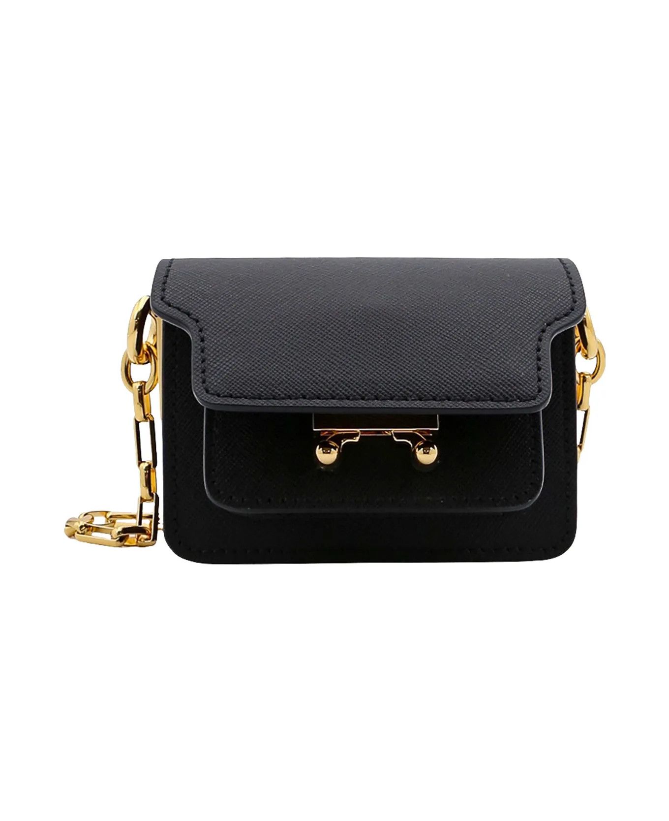 Marni oc11z0525 Size: OS/Trunk Nano Shoulder Bag in Black Size ONE SIZE - 1 Thumbnail
