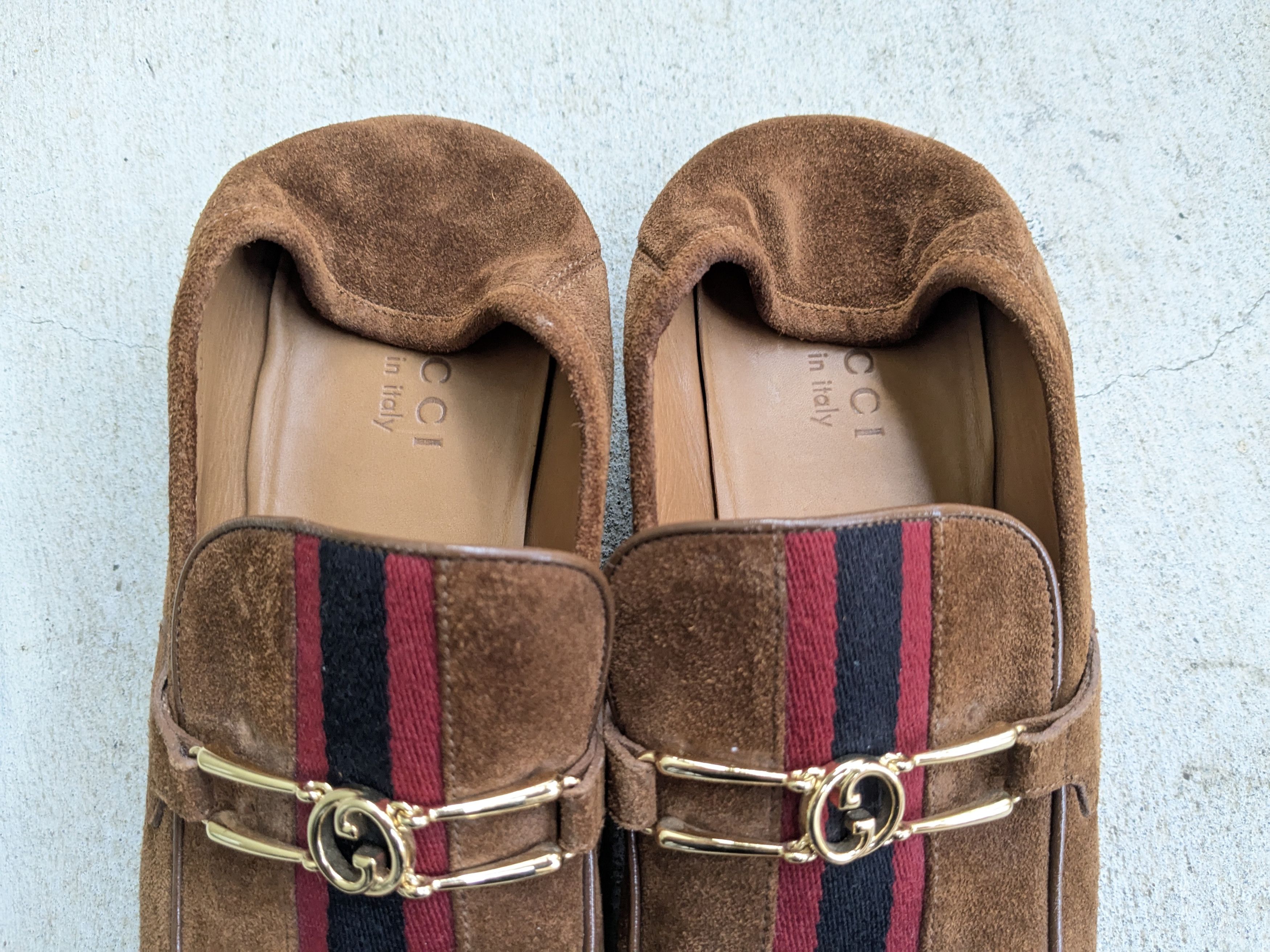 Gucci Gucci Interlocking G Loafers Brown Suede 9 Web Horsebit Size US 9 / EU 42 - 10 Thumbnail