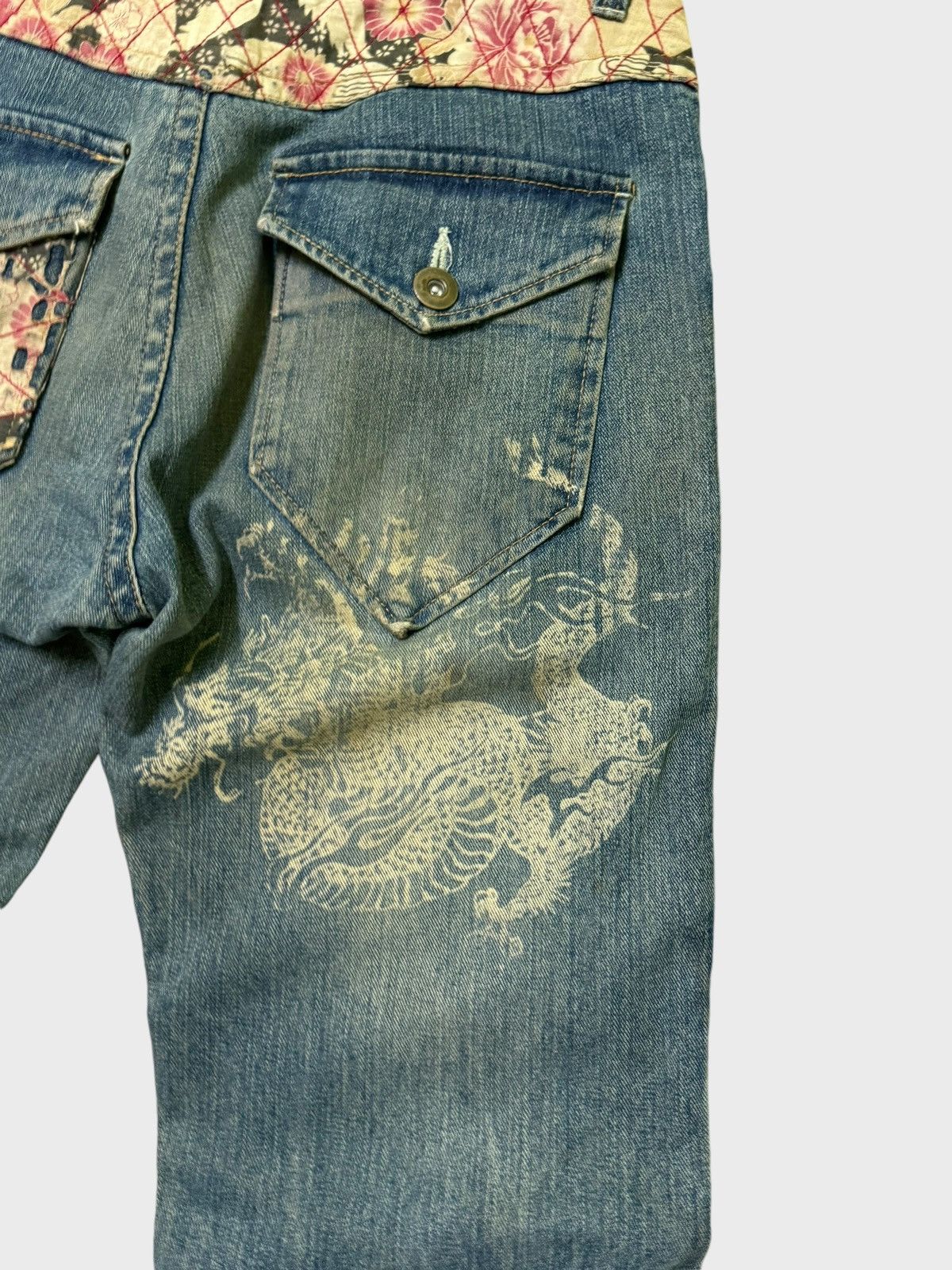 Japanese Brand Japan Classic Dragon Jeans Muddy Wash Karakuri Tamashi Style Size US 30 / EU 46 - 15 Thumbnail