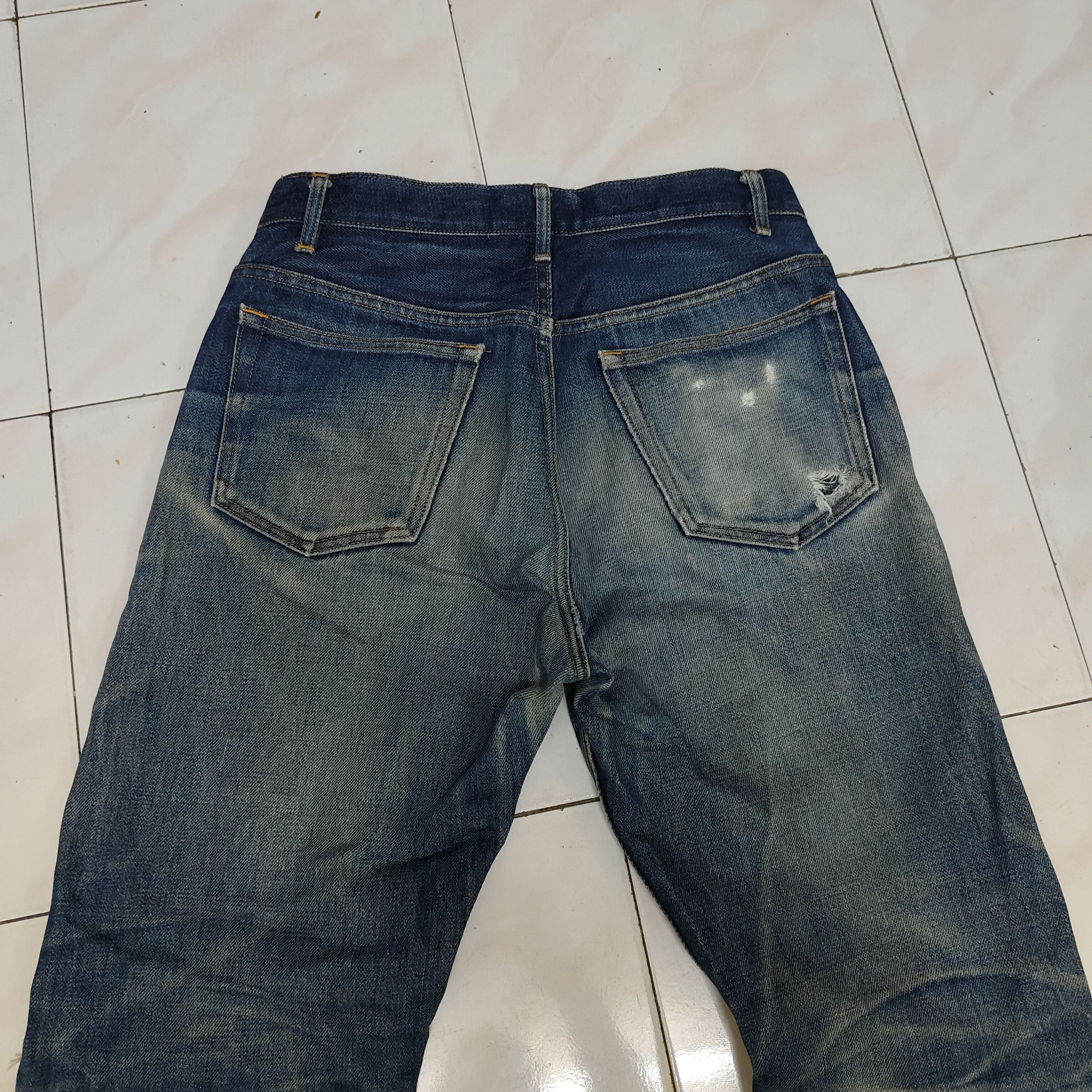 A.P.C. APC Distressed Selvedge Jeans Size US 29 - 7 Thumbnail