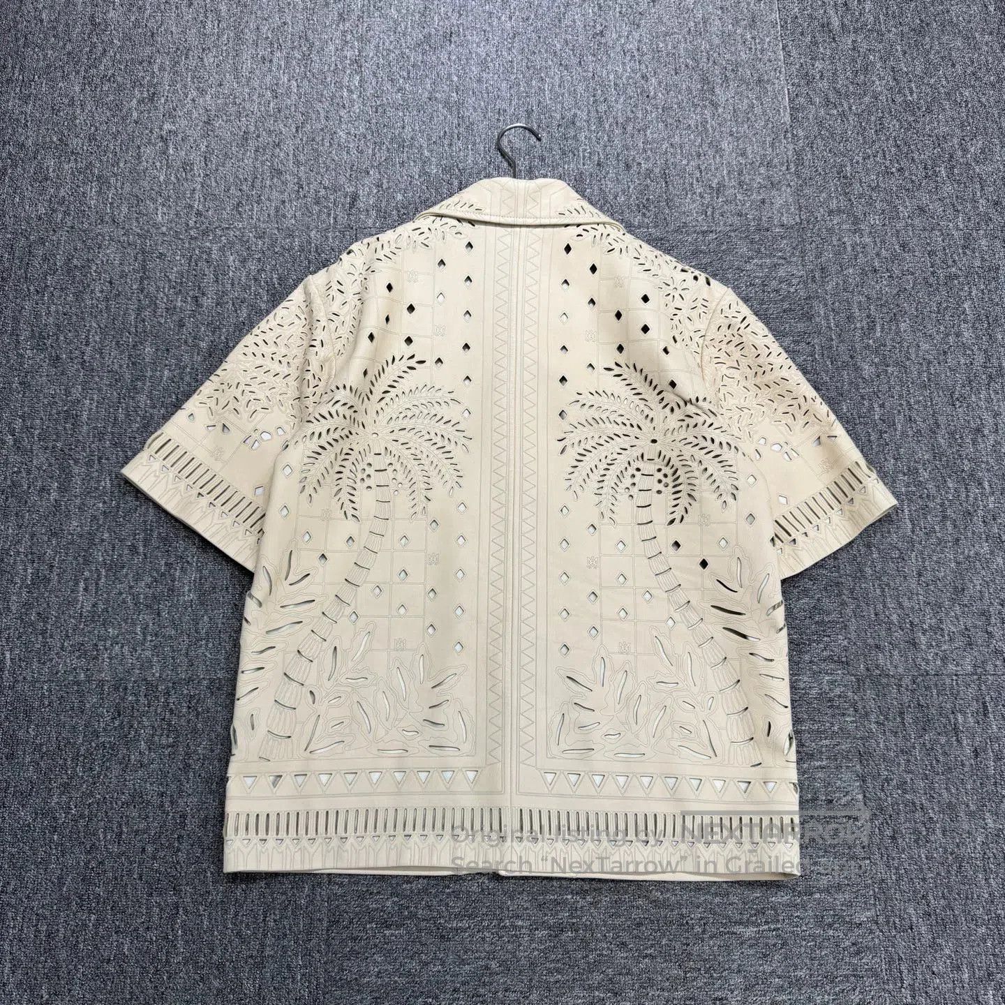 Amiri Green Short Sleeve Palm Tree Button. Size US S / EU 44-46 / 1 - 5 Thumbnail