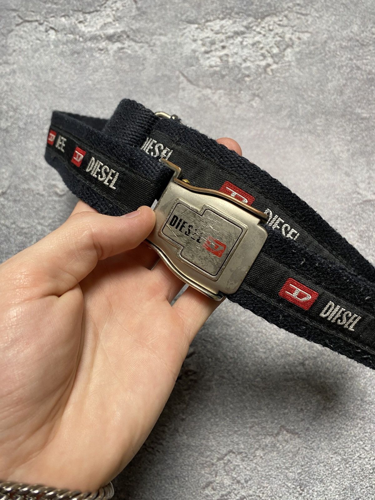 Diesel × Vintage Diesel belt vintage black Size ONE SIZE - 2 Thumbnail