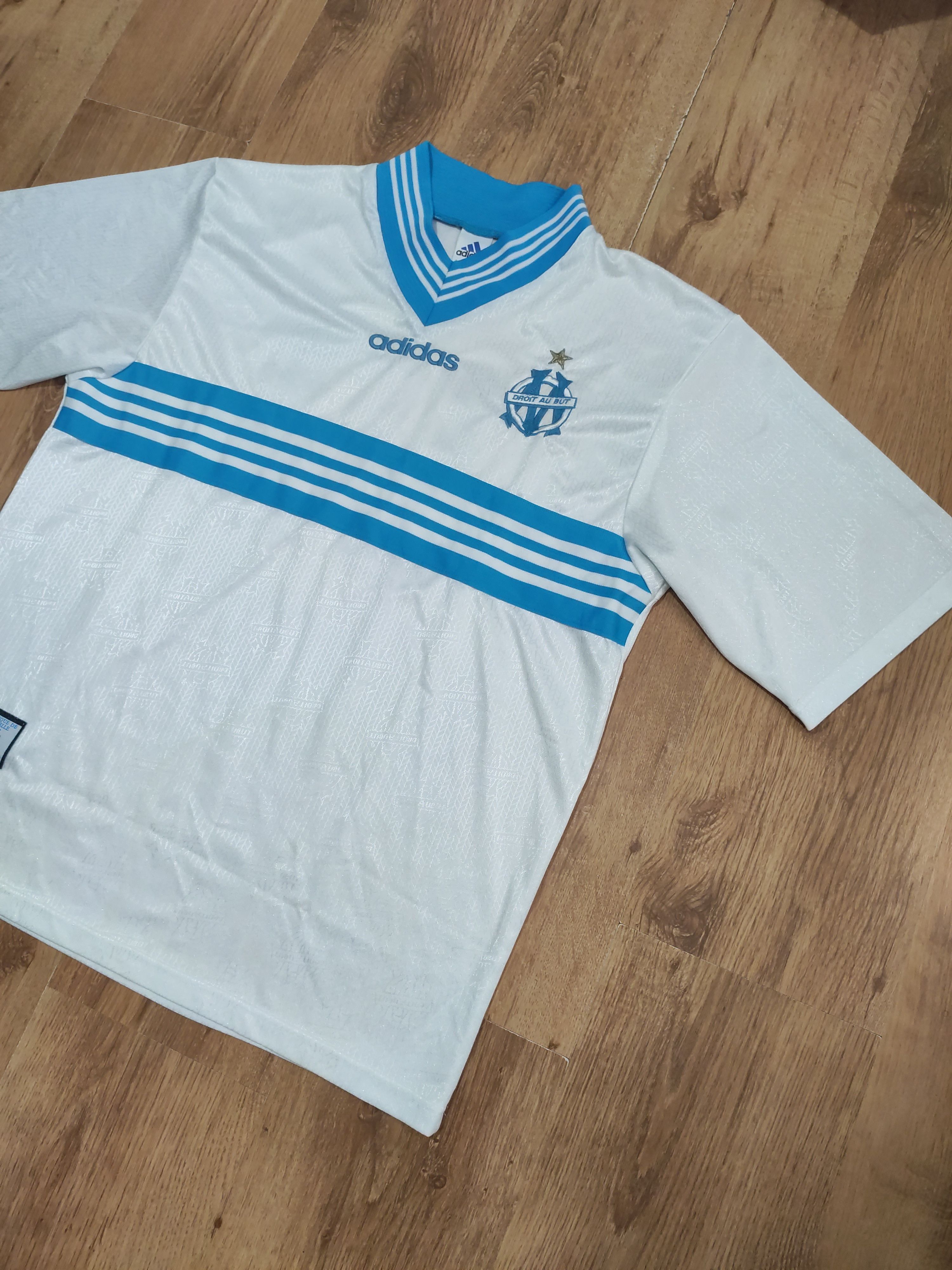 Adidas × Vintage Vintage Adidas Olympique Marseille 1997-98 jersey size Large Size US L / EU 52-54 / 3 - 3 Thumbnail