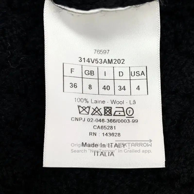 Dior Dior Black Wool Women's Cardigan . Size XS / US 0-2 / IT 36-38 - 8 Thumbnail