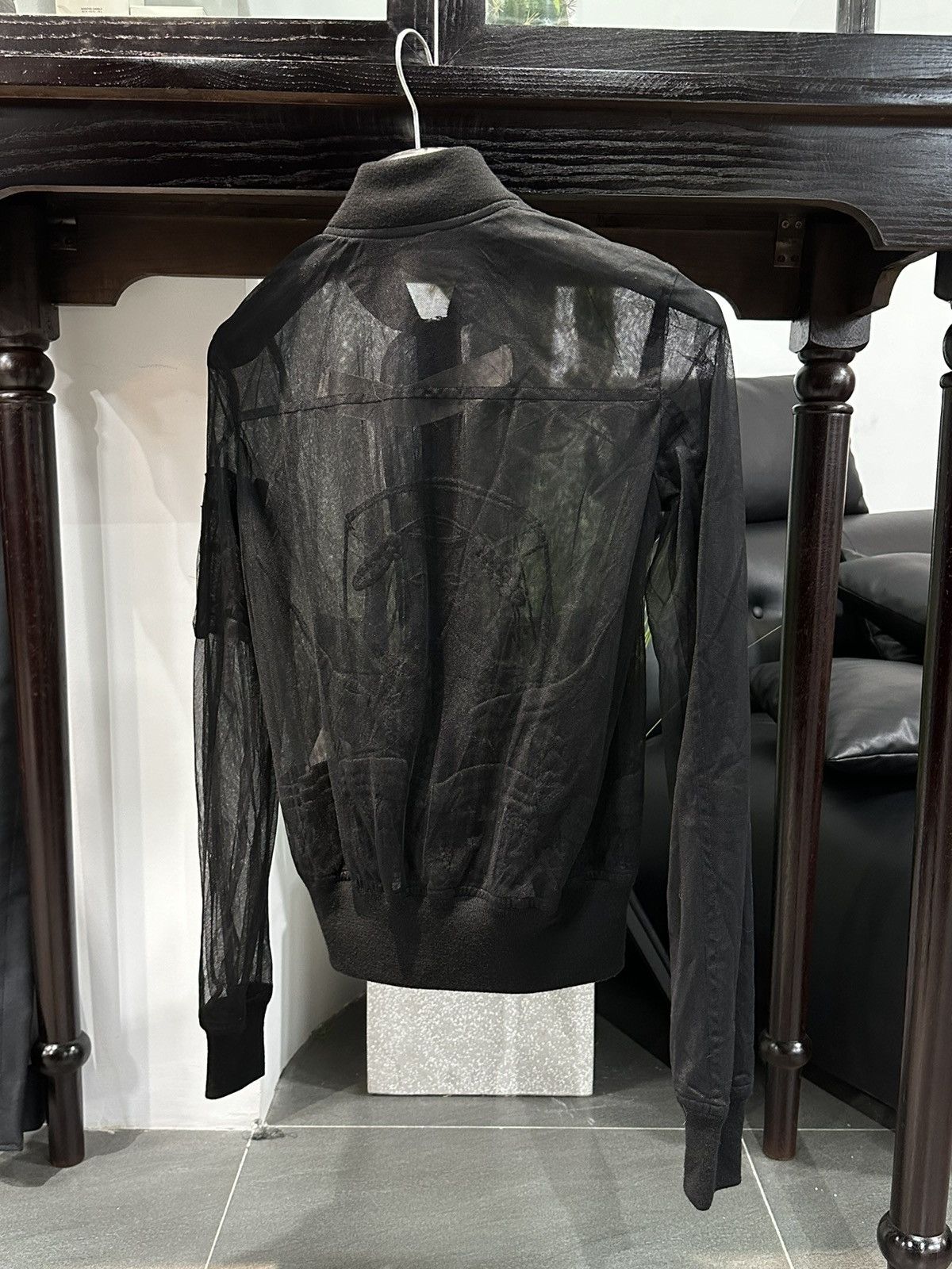 Rick Owens Archive Rick Owens FW15 Embroidered Face Jacket Size XS / US 0-2 / IT 36-38 - 2 Thumbnail