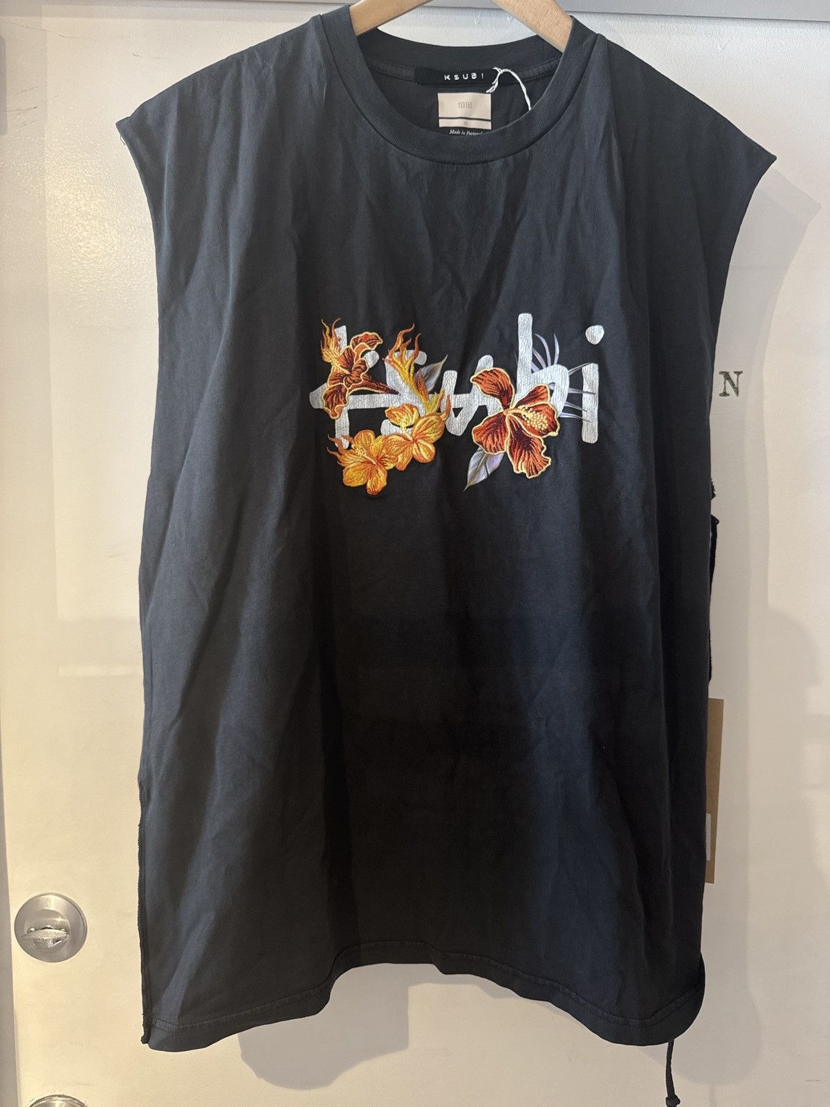 トップス Ksubi - Message Print Sleeveless Tee Ksubi - Message Print Sleeveless Tee