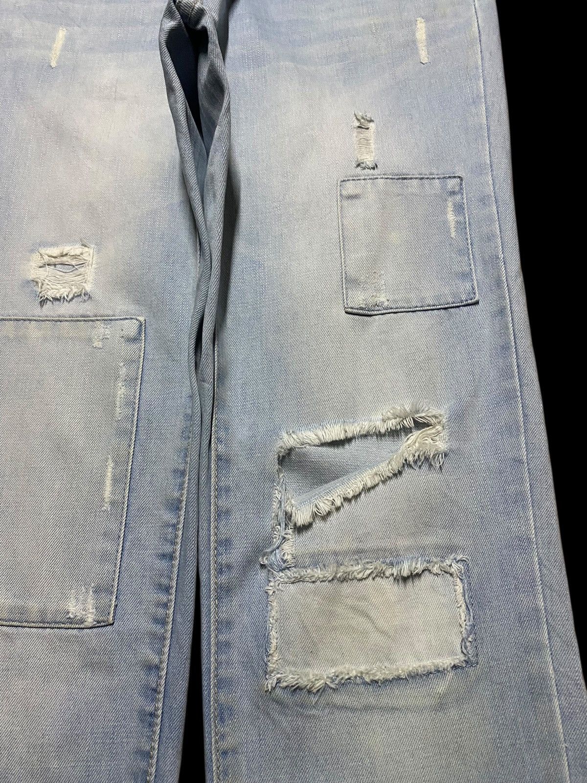 Japanese Brand Rare Vintage Japanese Brand Retro Girl Patched Jeans Size 30" / US 8 / IT 44 - 8 Thumbnail