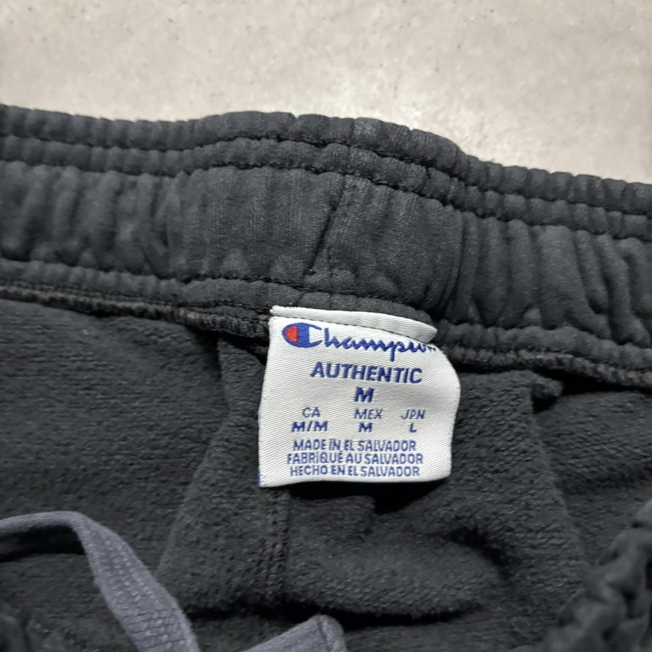 Japanese Brand × Vintage Crazy Vintage Y2K/2000s Black Skater Essential Sweatpants! Size US 30 / EU 46 - 7 Thumbnail