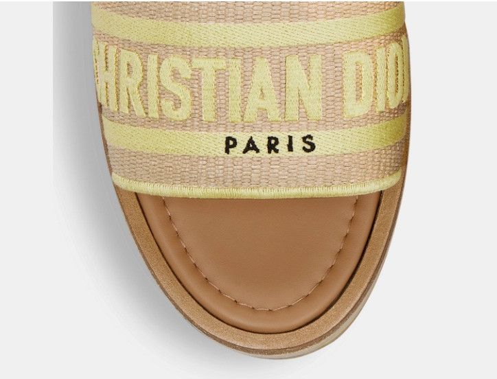 Dior o1w1db10425 KCO052E Platform Slides Size US 10 / IT 40 - 4 Thumbnail