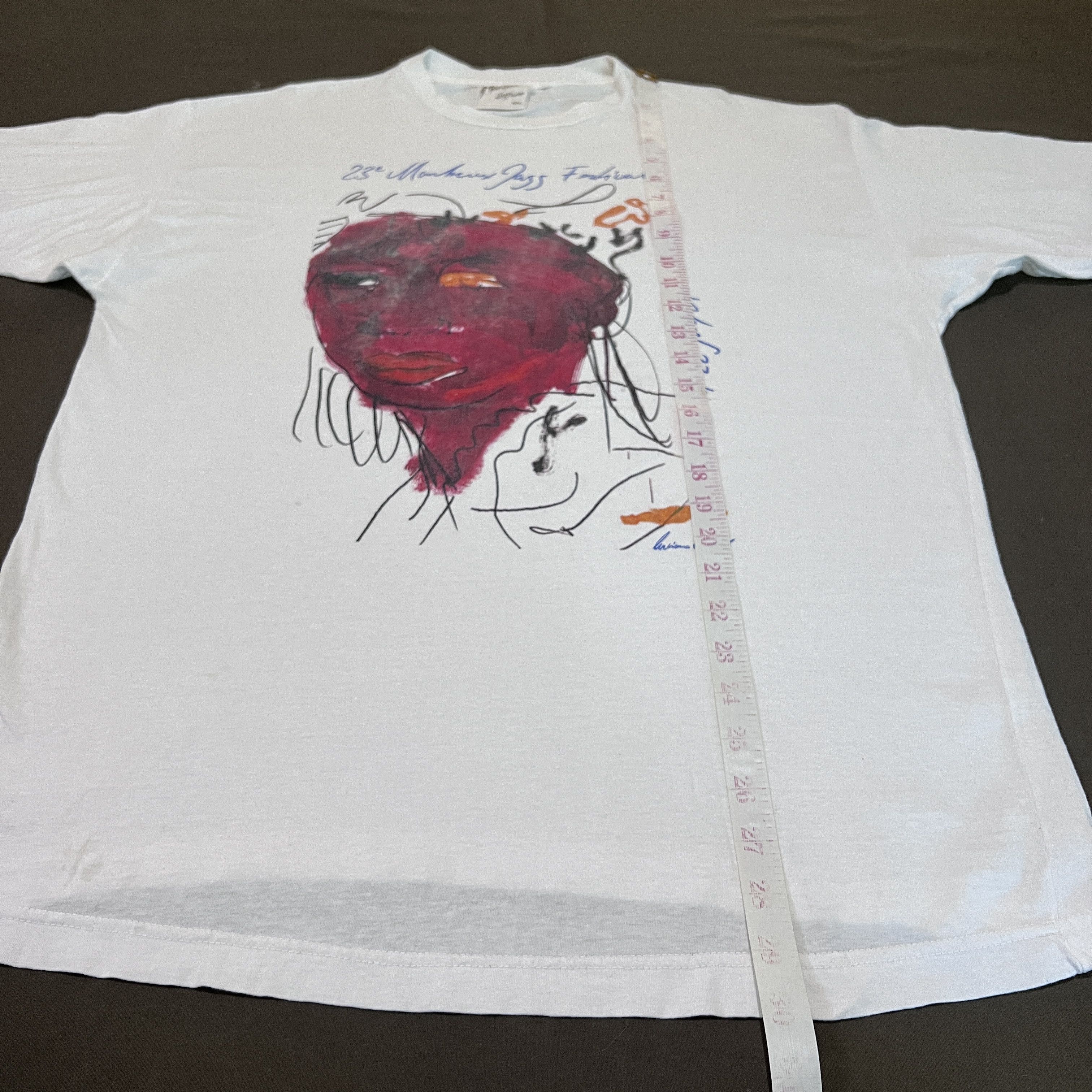 Band Tees × Vintage Vtg Luciano Castelli Swiss painter artist Montreux Jazz Fest Size US XXL / EU 58 / 5 - 9 Thumbnail