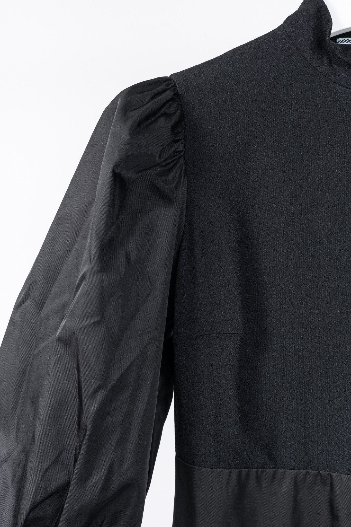 Prada Prada Black Re-Nylon Patchwork Zip Mini Dress Size XS / US 0-2 / IT 36-38 - 5 Thumbnail