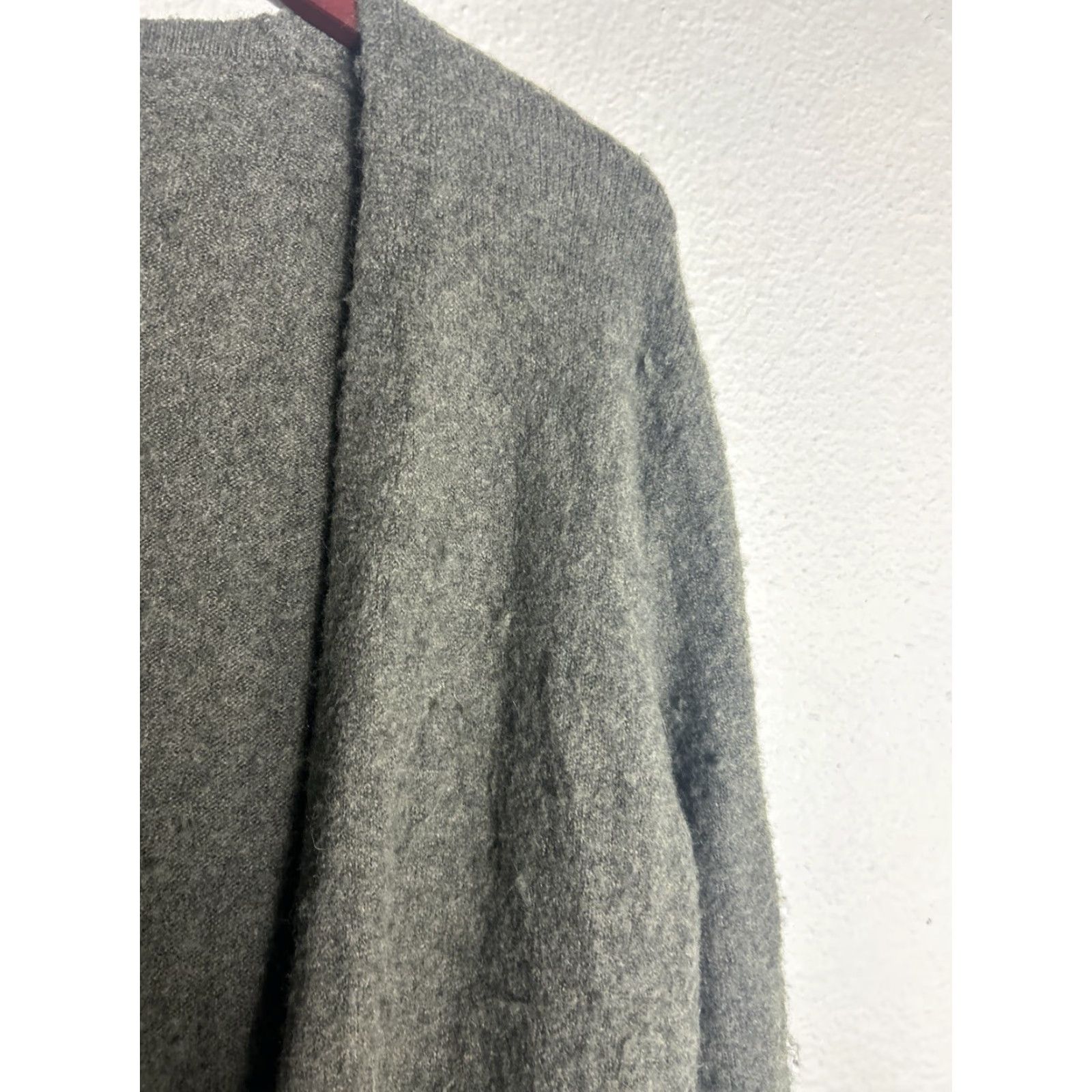 Madewell Madewell Cardigan Sweater Womens Green S Merino Wool Alpaca Open Front Pockets Lightweight Casual Workwear Fall Winter Spring M4226 Size S / US 4 / IT 40 - 5 Thumbnail