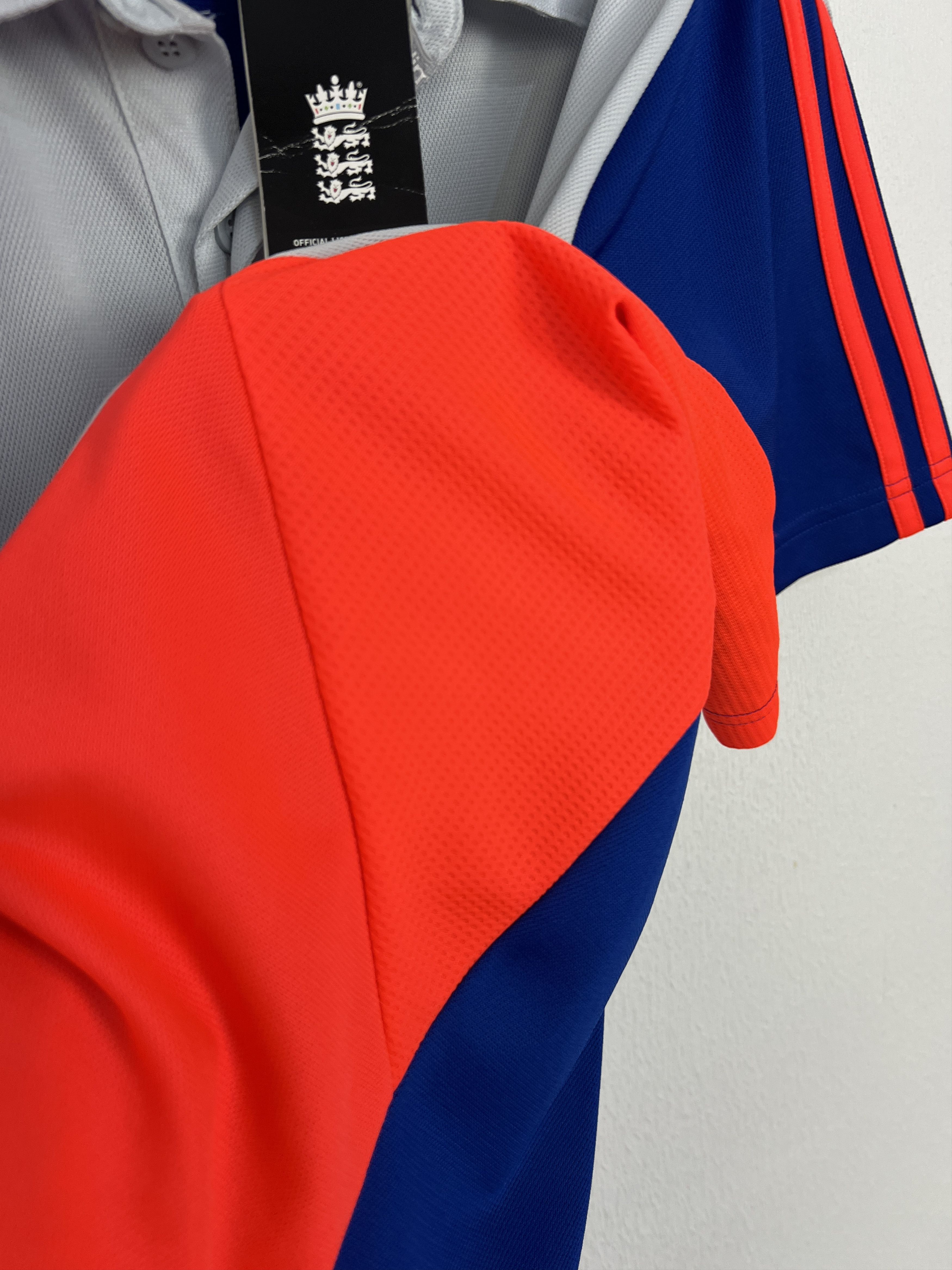 Adidas Adidas England National Team Cricket Polo Jersey Shirt Mens Size US L / EU 52-54 / 3 - 7 Thumbnail