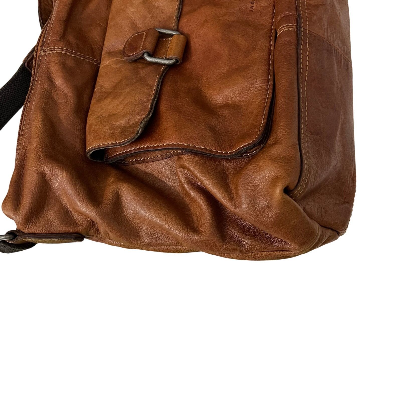 Jack Georges Jack Georges Voyager Collection Purse Brown Leather Shoulder Size ONE SIZE - 9 Thumbnail