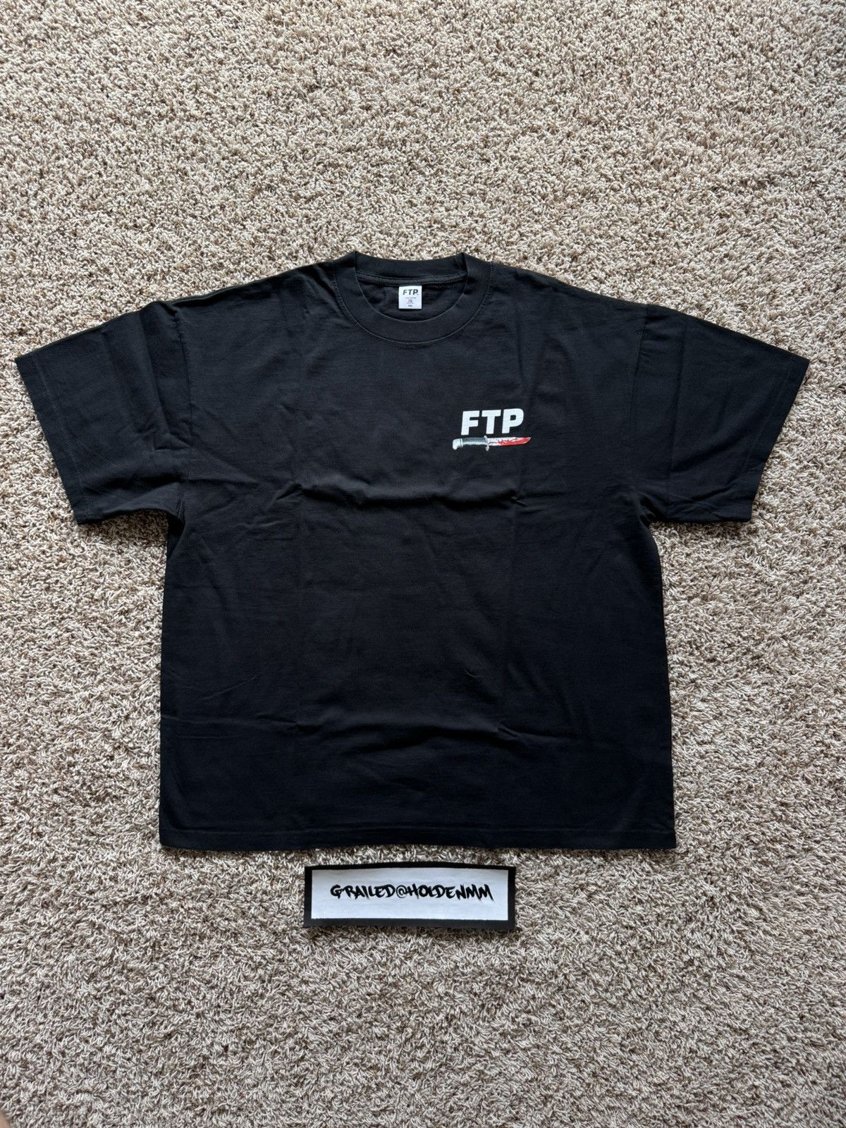 Fuck The Population XXL FTP Ghost Face Logo Tee Black Size US XXL / EU 58 / 5 - 3 Thumbnail