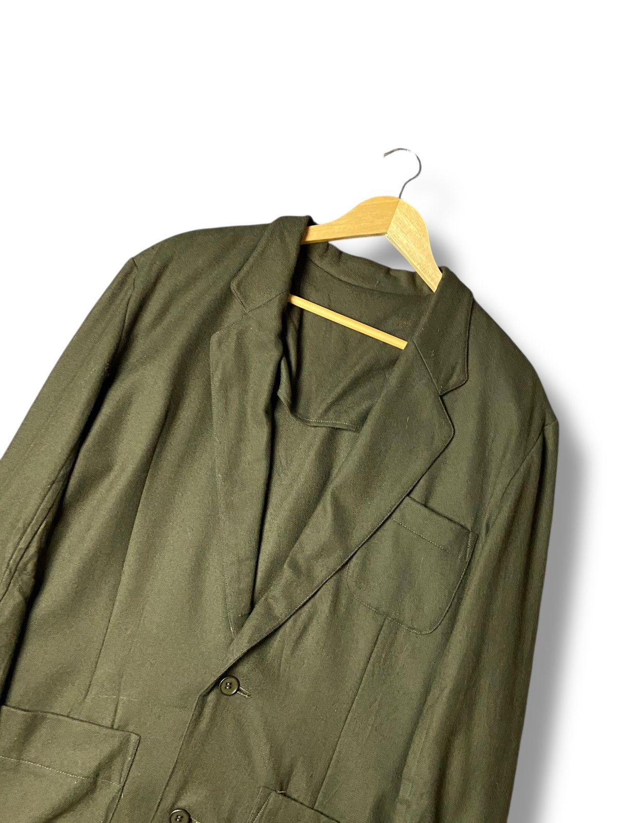 Yohji Yamamoto Y’s x Yohji Yamamoto Trashed Wool Coat (126) Size US S / EU 44-46 / 1 - 6 Thumbnail