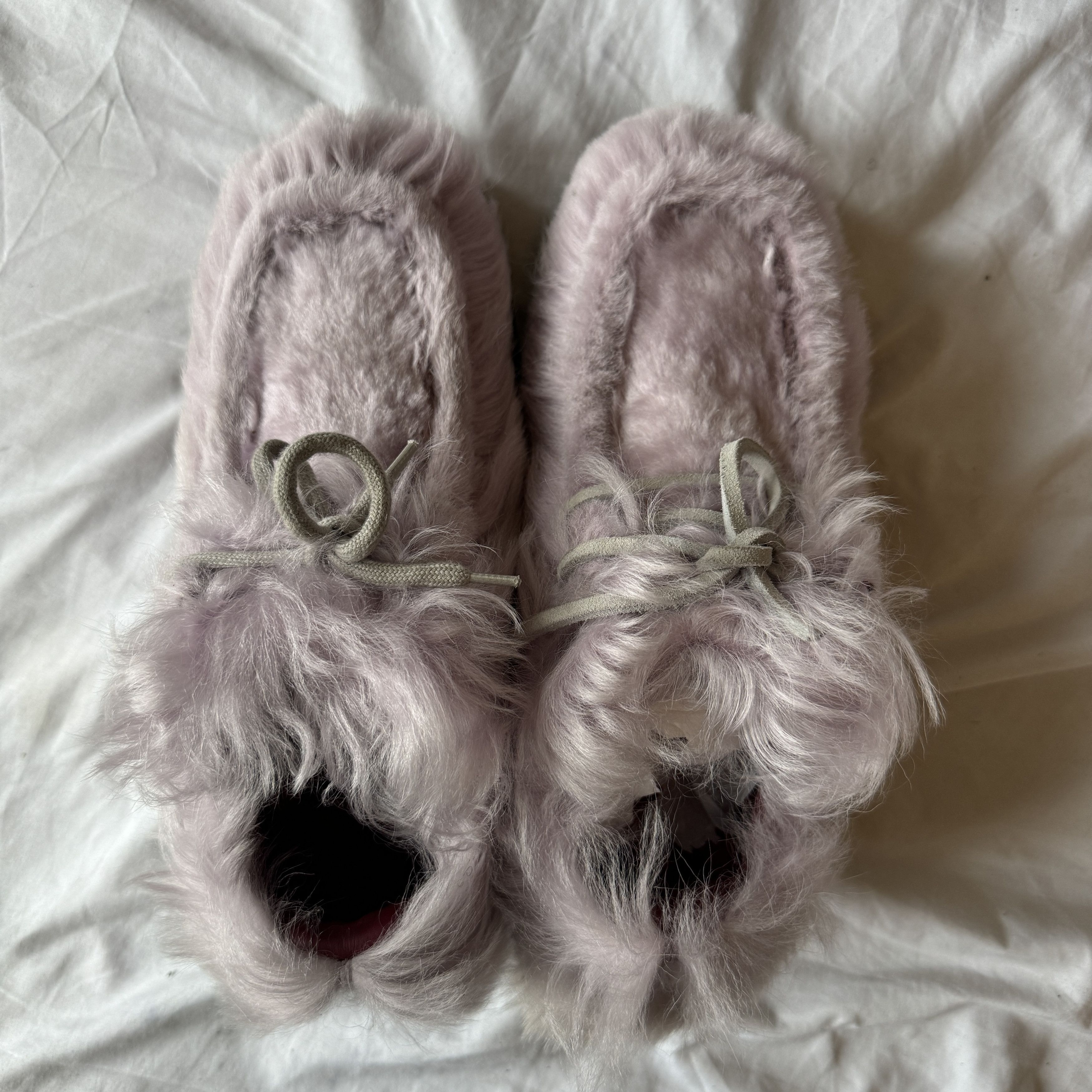 Burberry shearling Lamb fur Creeper shoes Size US 9 / EU 42 - 6 Thumbnail