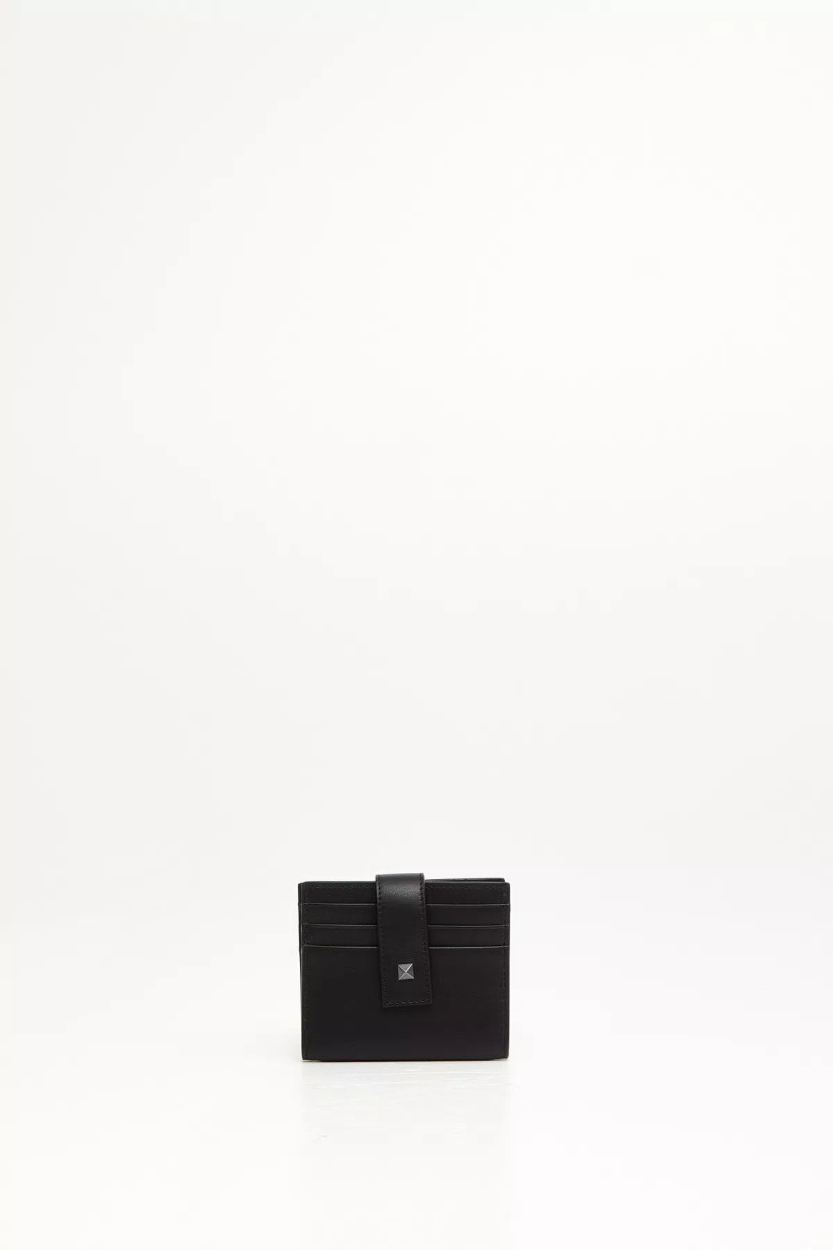 Valentino oc11z0625 Size: OS/Rockstud Polka Dot Card Holder in Black Size ONE SIZE - 1 Thumbnail