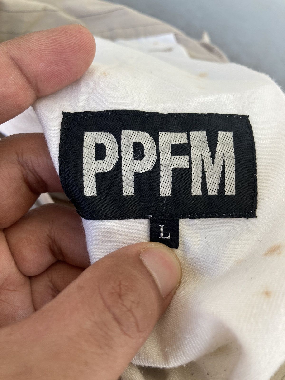 PPFM PPFM Stripe Japanese Cargo Pants Size US 34 / EU 50 - 14 Thumbnail