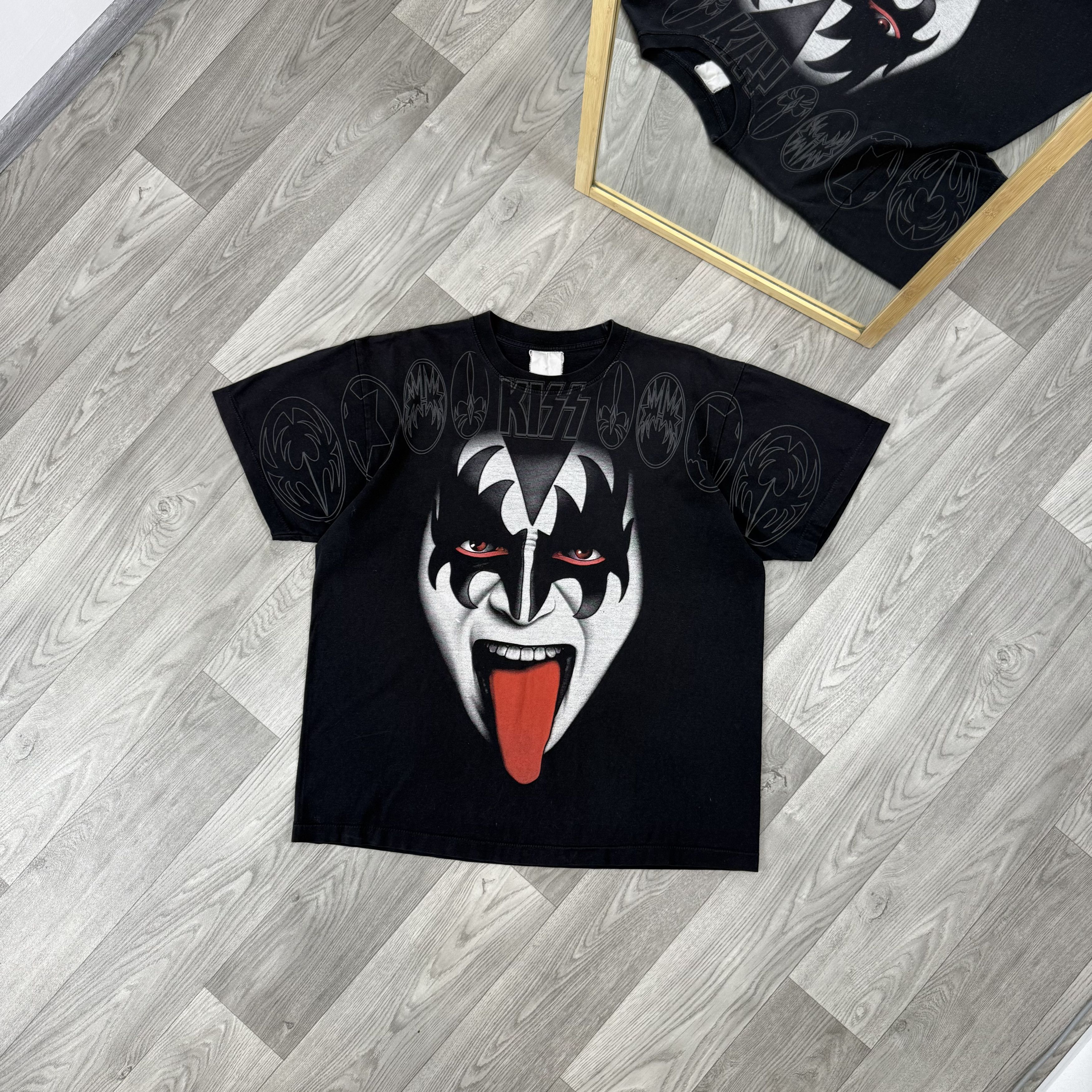 KISS Vintage KISS 90s Graphic Black Tee Shirt XL Size US XL / EU 56 / 4 - 1 Thumbnail