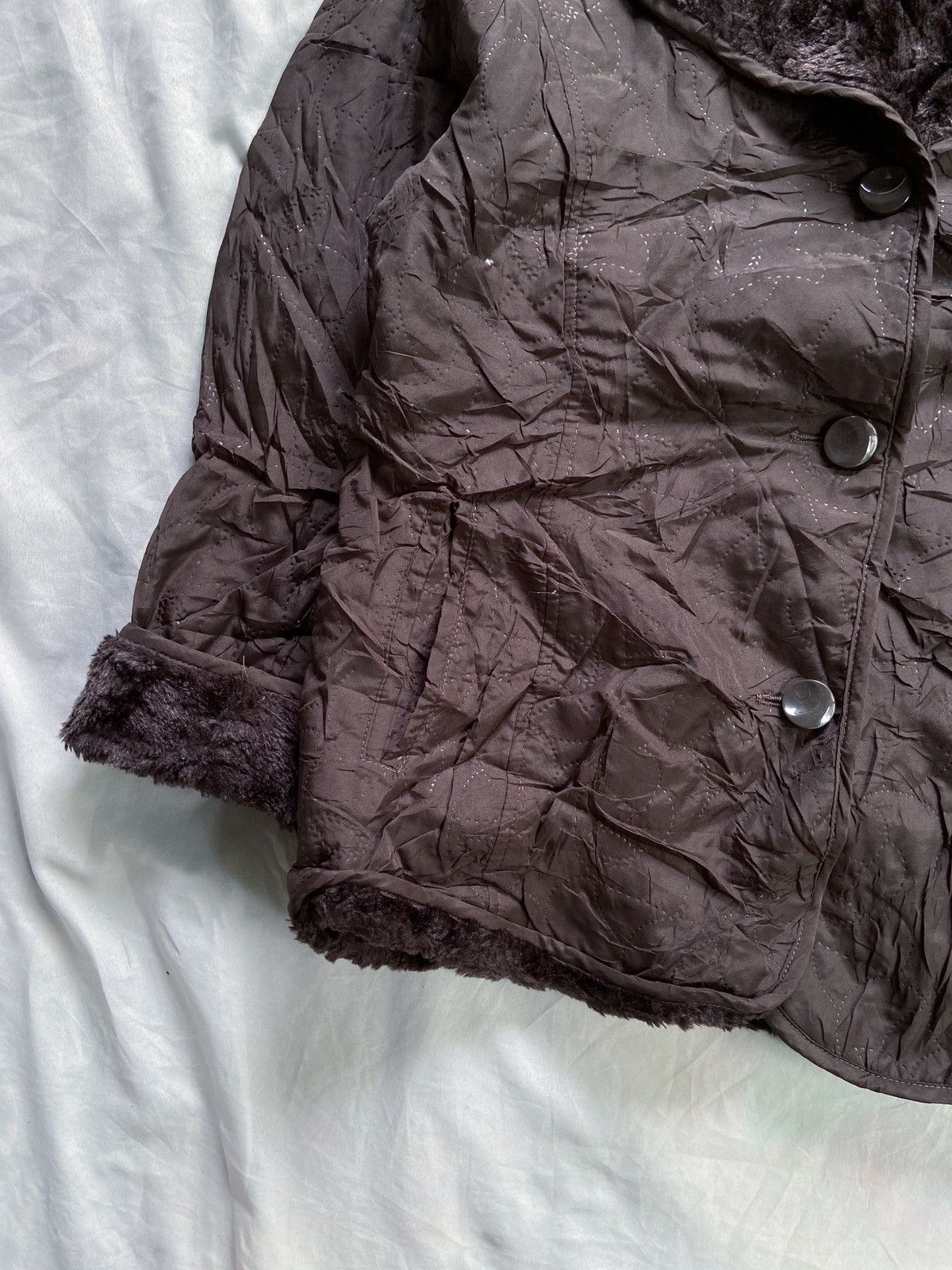 Japanese Brand JAPANESE THREE FLORA FAUX FUR JACKET Size US M / EU 48-50 / 2 - 6 Thumbnail