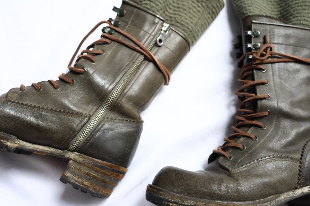 Maison MIHARA YASUHIRO Mihara Yasuhiro Knitted Combat Boots Size US 6.5 / IT 36.5 - 4 Thumbnail