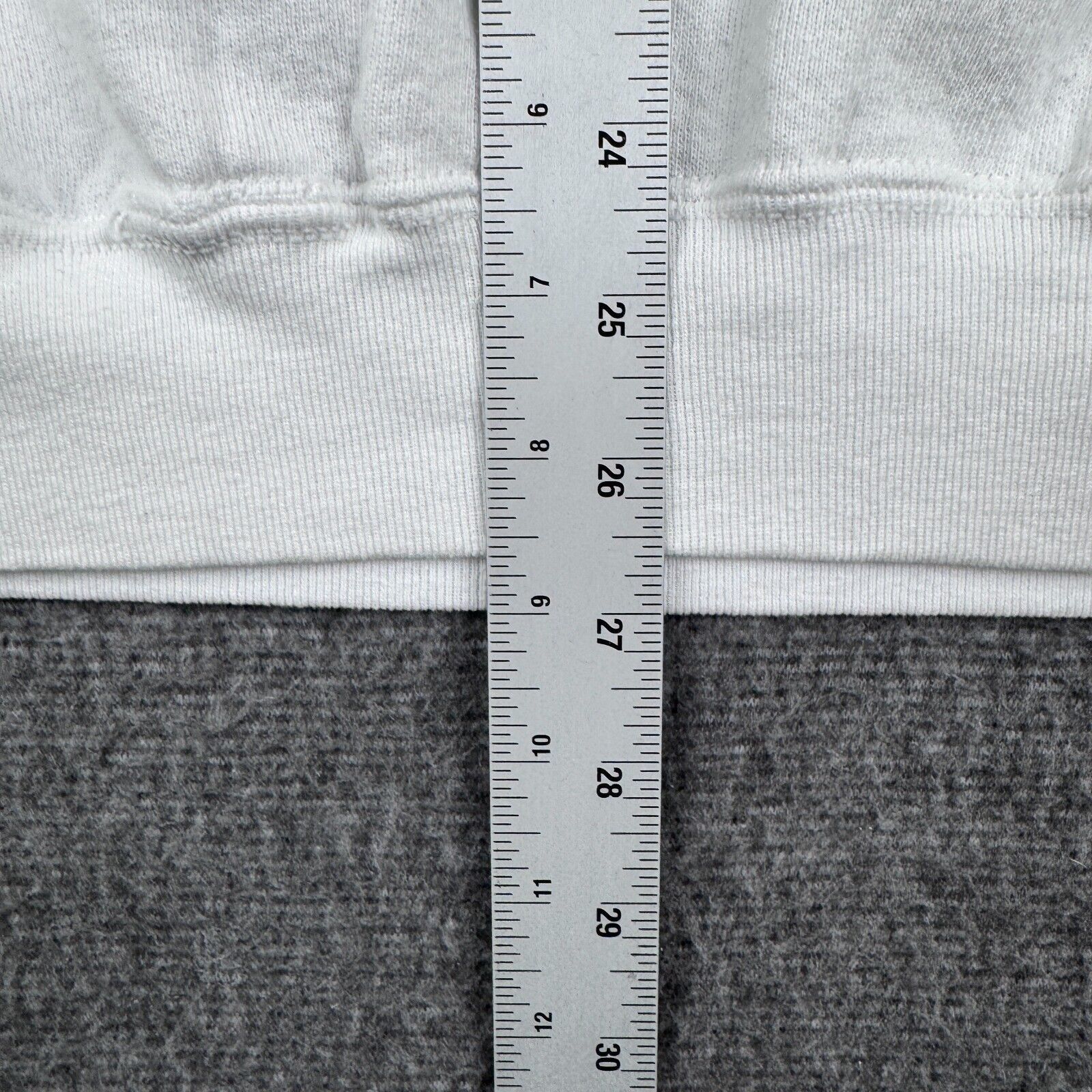 Fruit Of The Loom Vintage Let Jesus Be First Sweatshirt Men's XL White God 90s Size US XL / EU 56 / 4 - 12 Thumbnail
