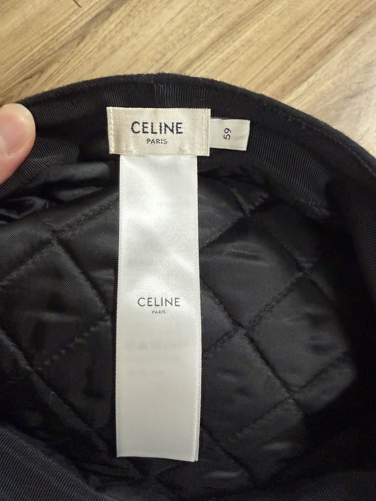 Celine Celine 23FW wiltern navy sailor cap sz59 Size ONE SIZE - 9 Thumbnail