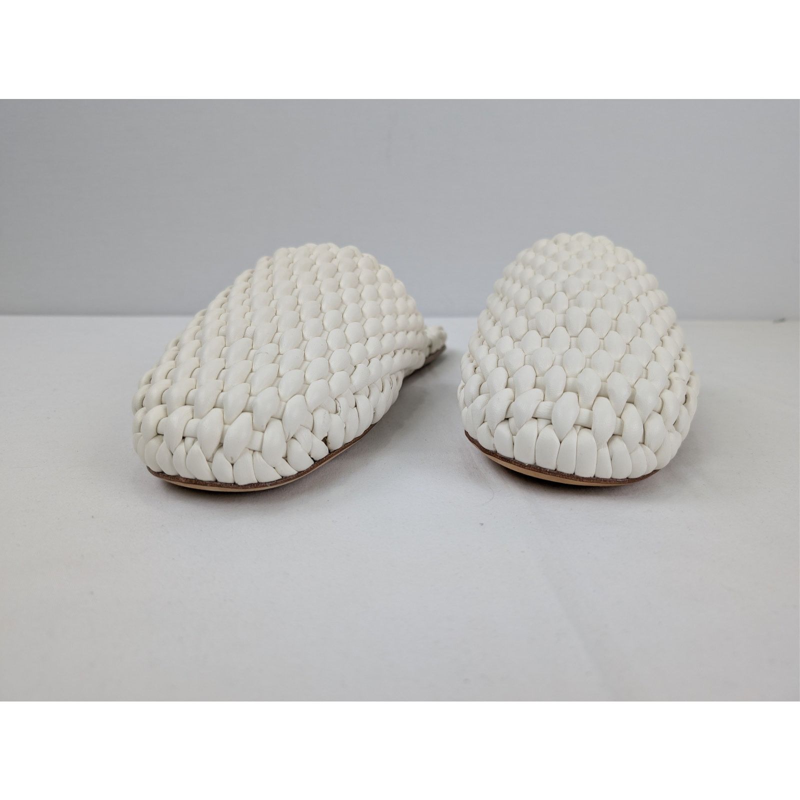 Bottega Veneta o1rshd1 Q:2 / Cloud Weave Squid Slipper in White 41 Size US 8 / EU 41 - 7 Thumbnail
